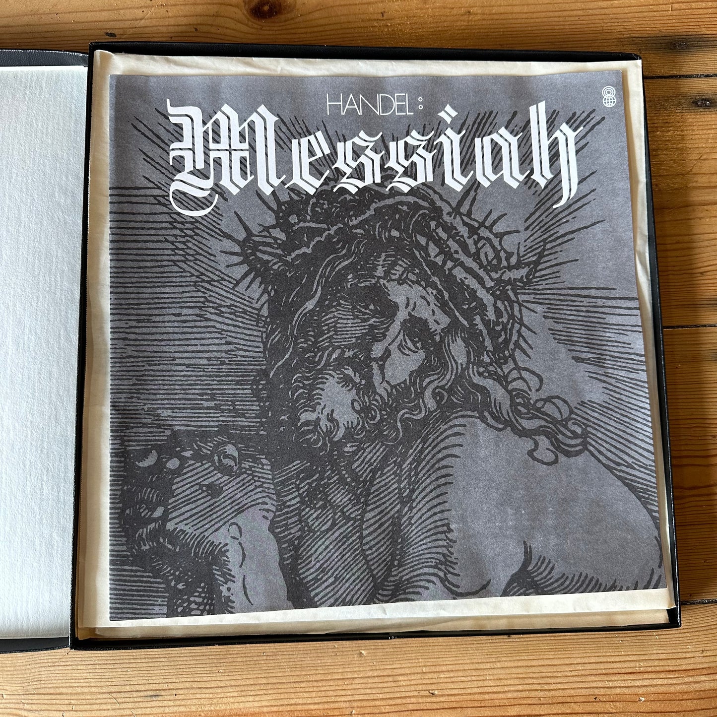 Handel's Messiah vinyl record x3 box set