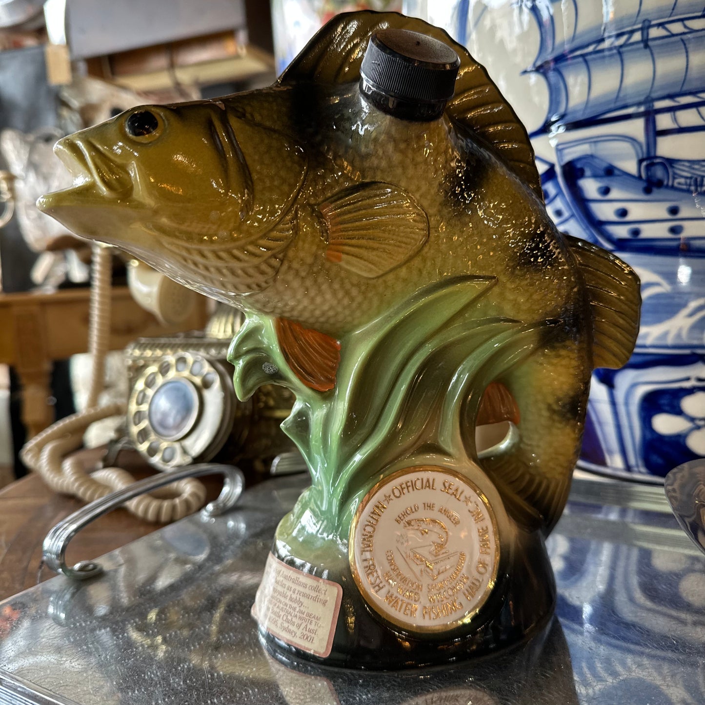 Jim Beam Fish Decanter, Vintage