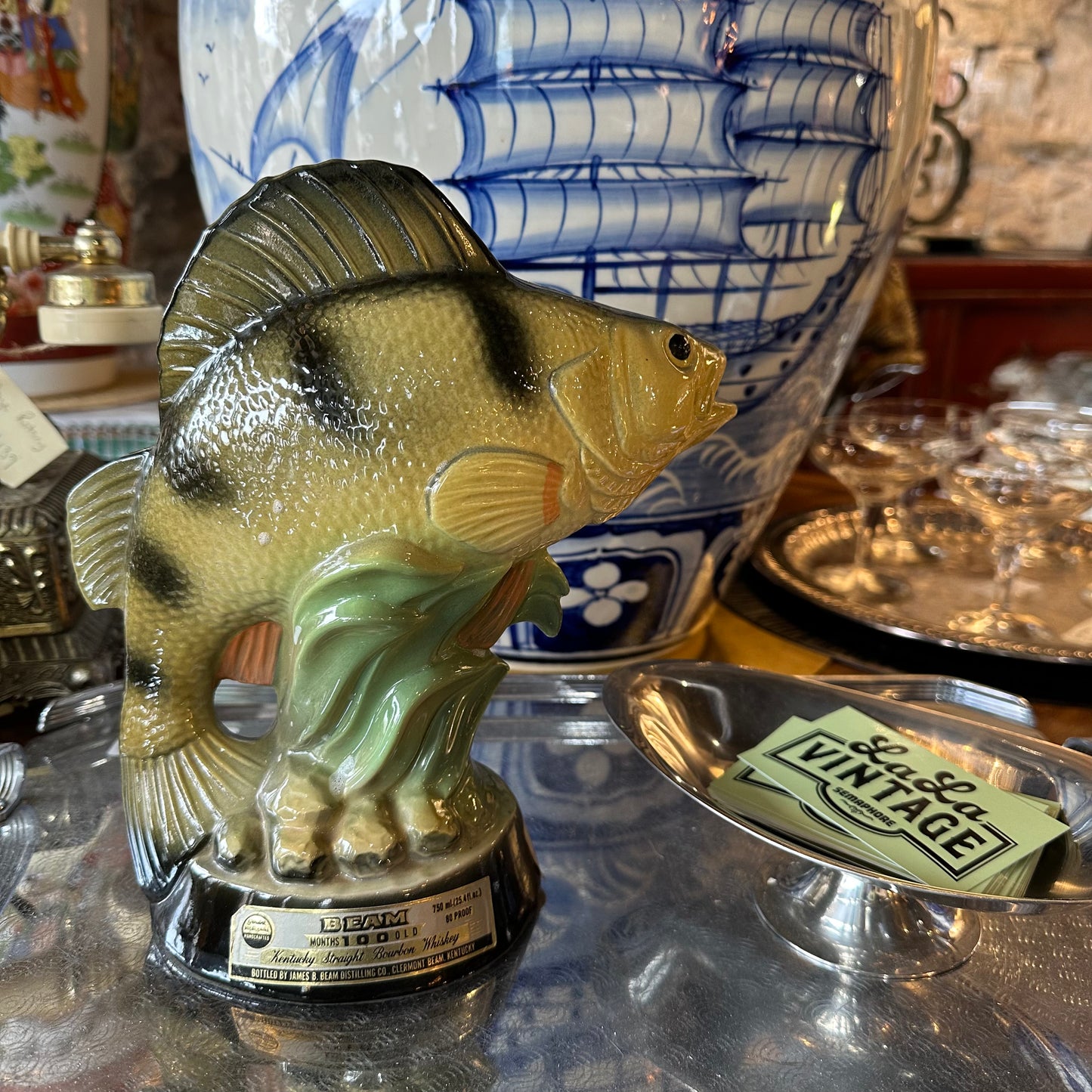 Jim Beam Fish Decanter, Vintage