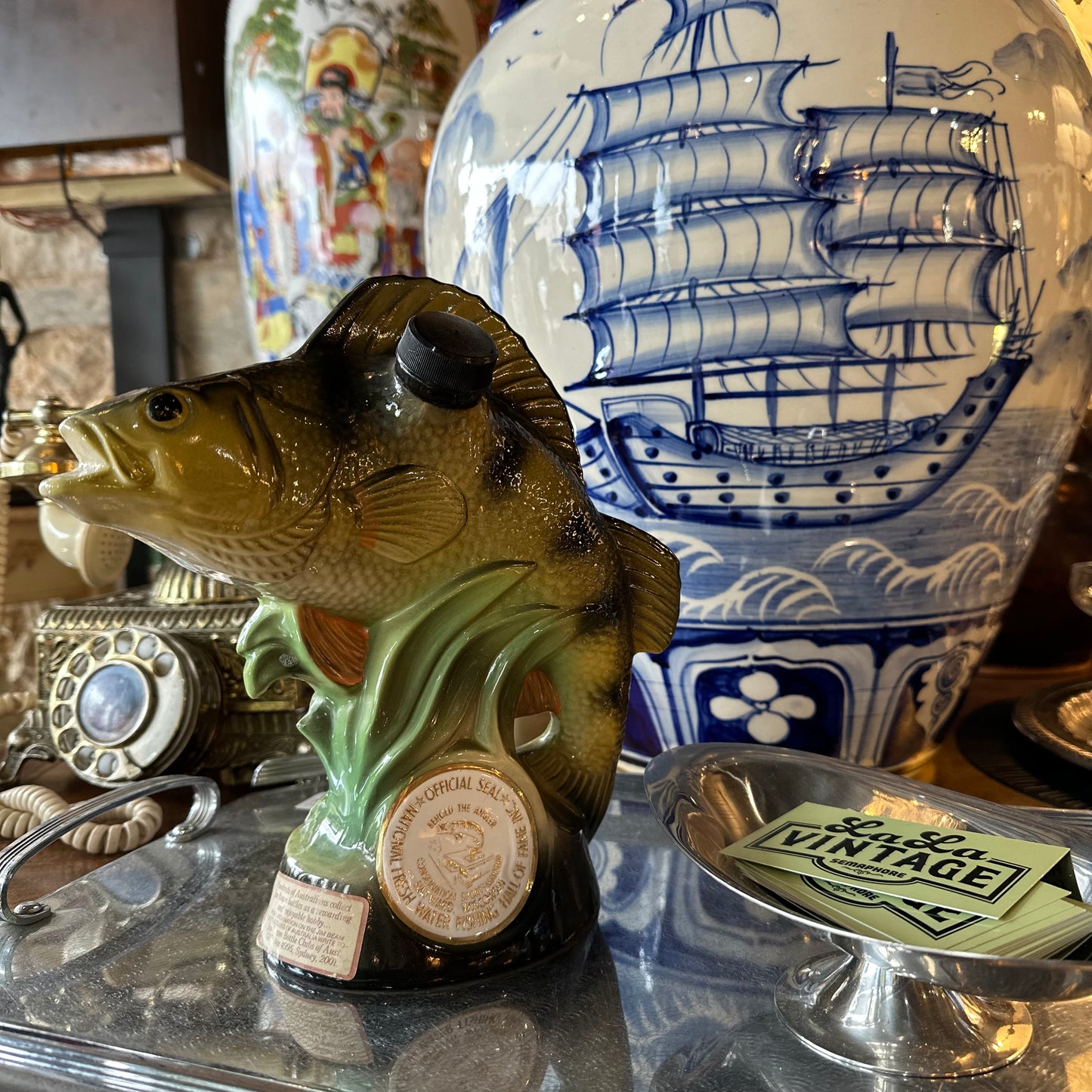 Jim Beam Fish Decanter, Vintage