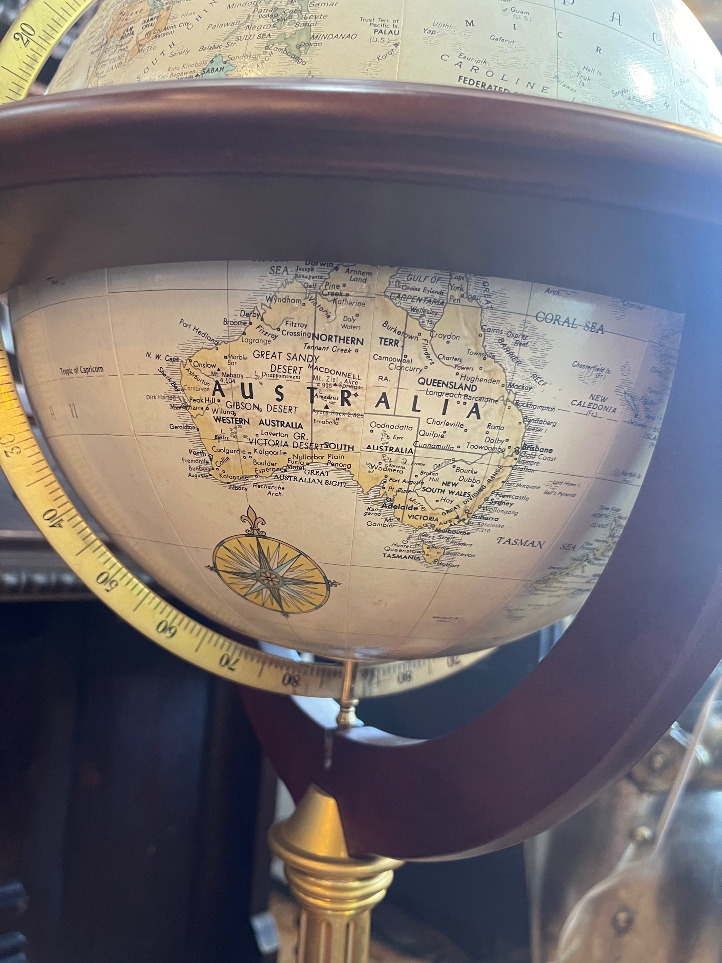 World Globe on Stand