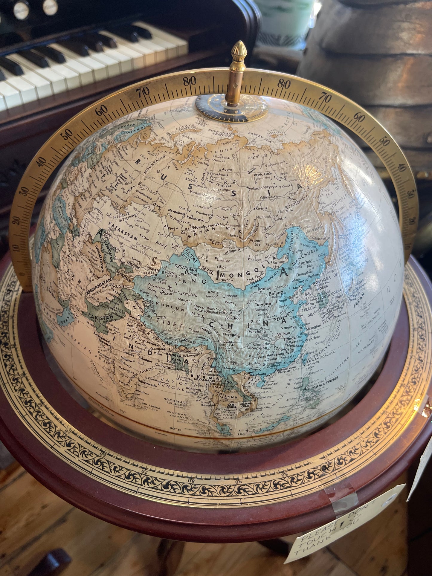 World Globe on Stand