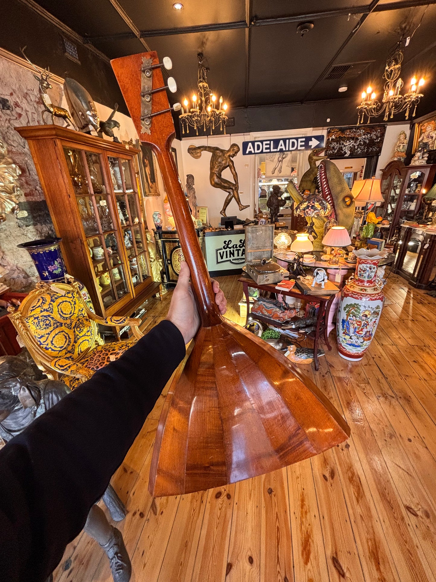 Vintage Russian Balalaika – USSR Folk String Instrument (c.1950s–1970s)