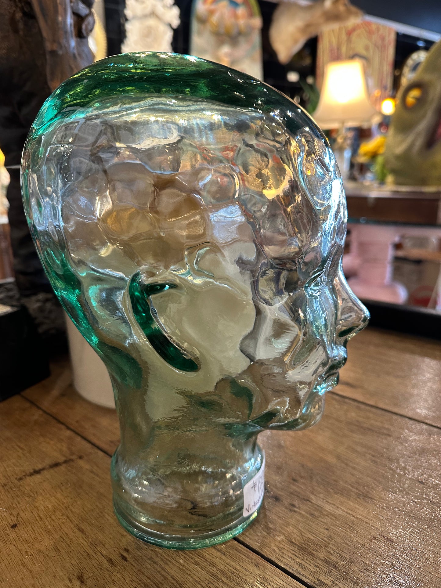 Vintage Glass Head, 29cm