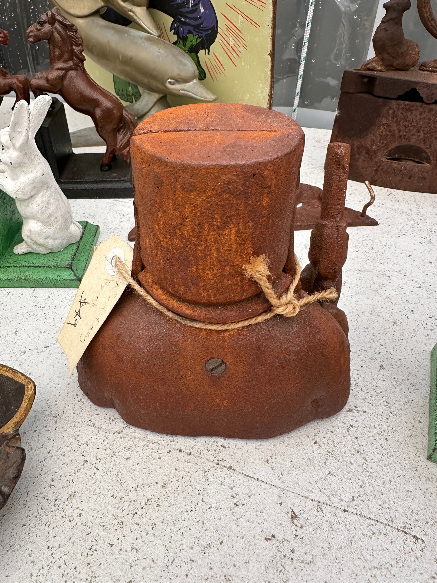 Cast Iron Ned Kelly Coin Bank