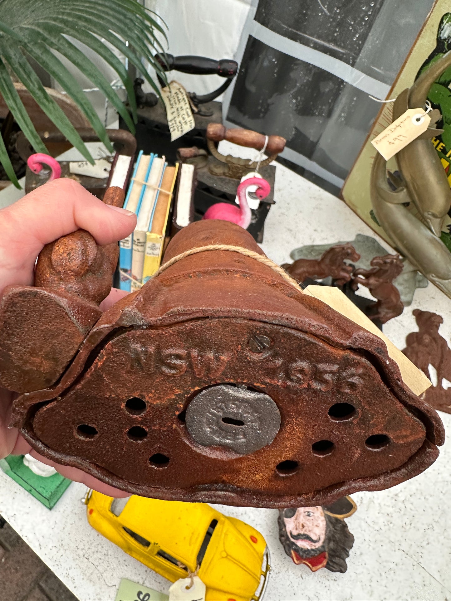 Cast Iron Ned Kelly Coin Bank