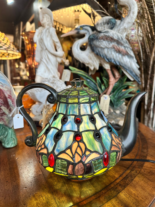 Teapot Leadlight Lamp