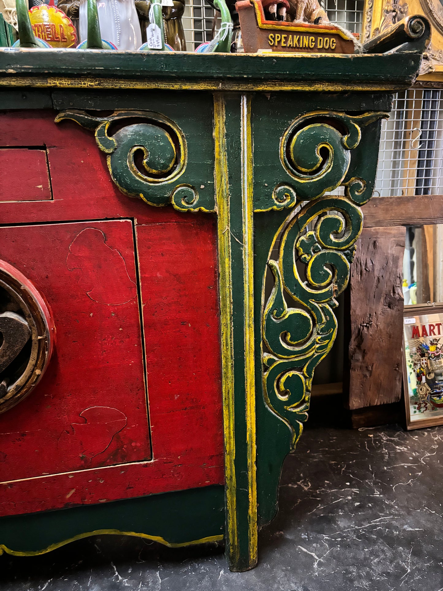 Beautifully Detailed Antique Oriental Cabinet