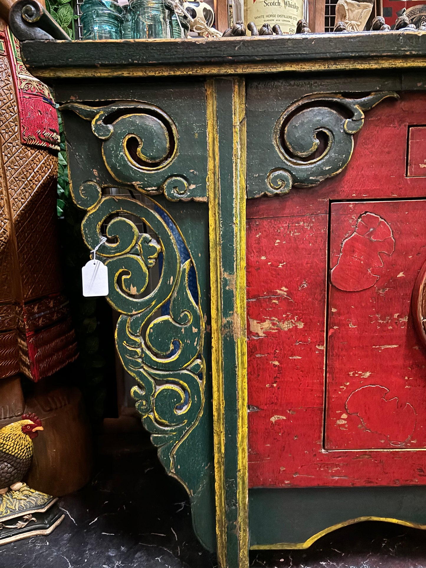 Beautifully Detailed Antique Oriental Cabinet