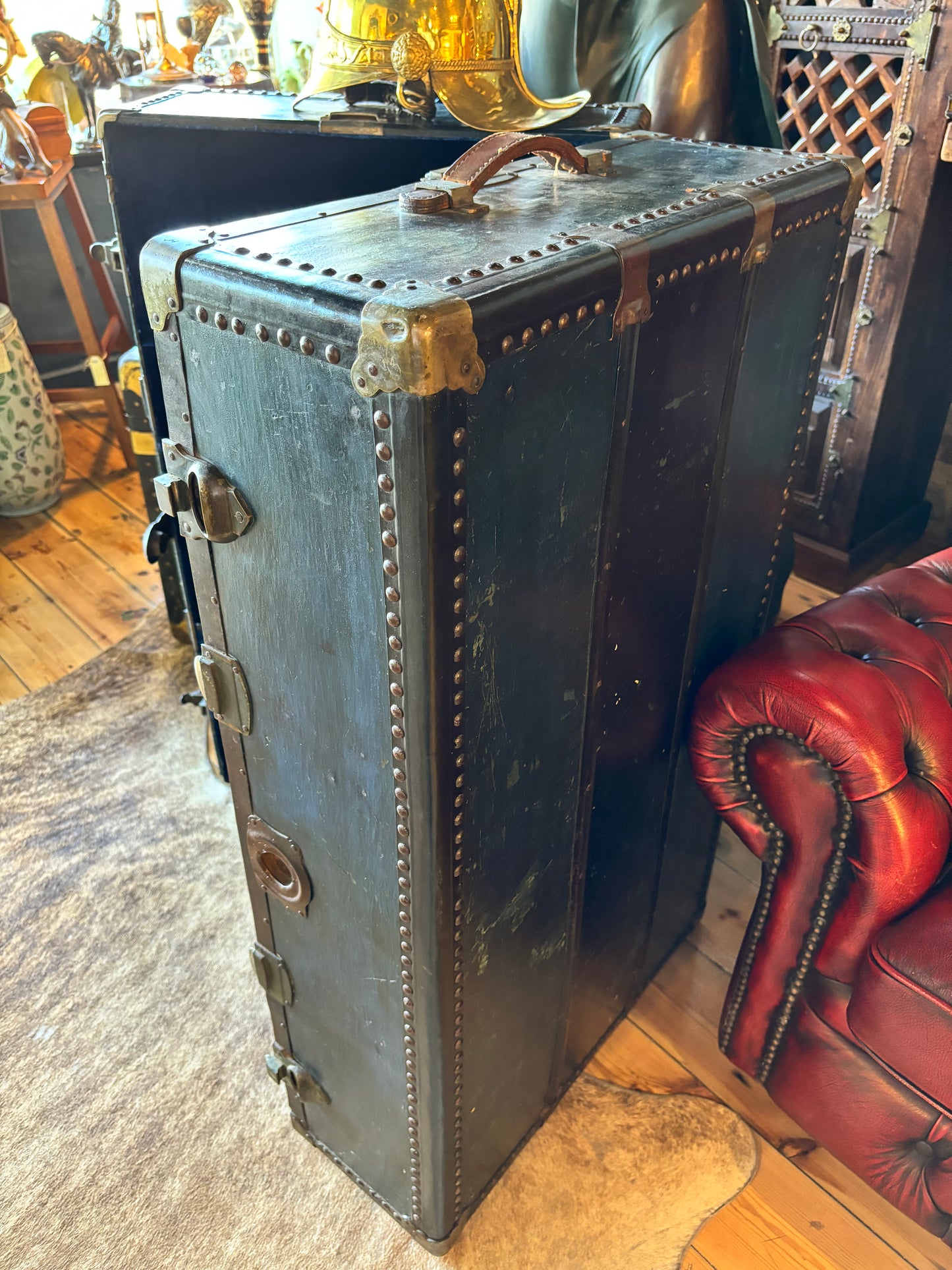 Early 1900s Steamer Bar Trunk