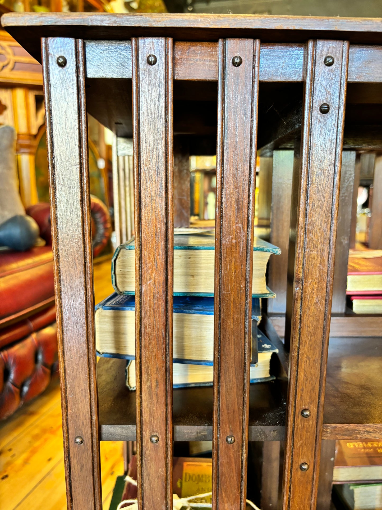 Antique Revolving Bookcase