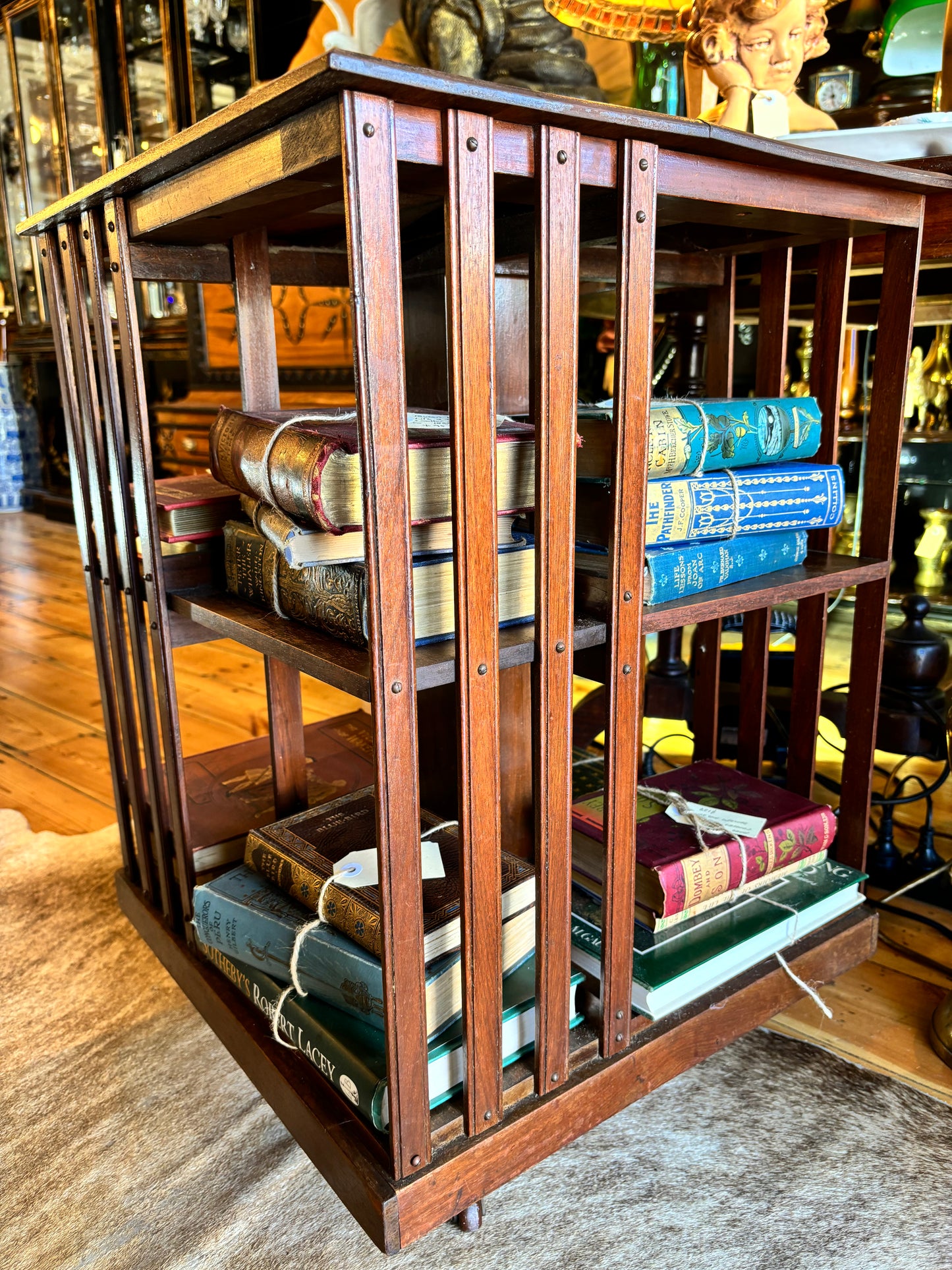 Antique Revolving Bookcase