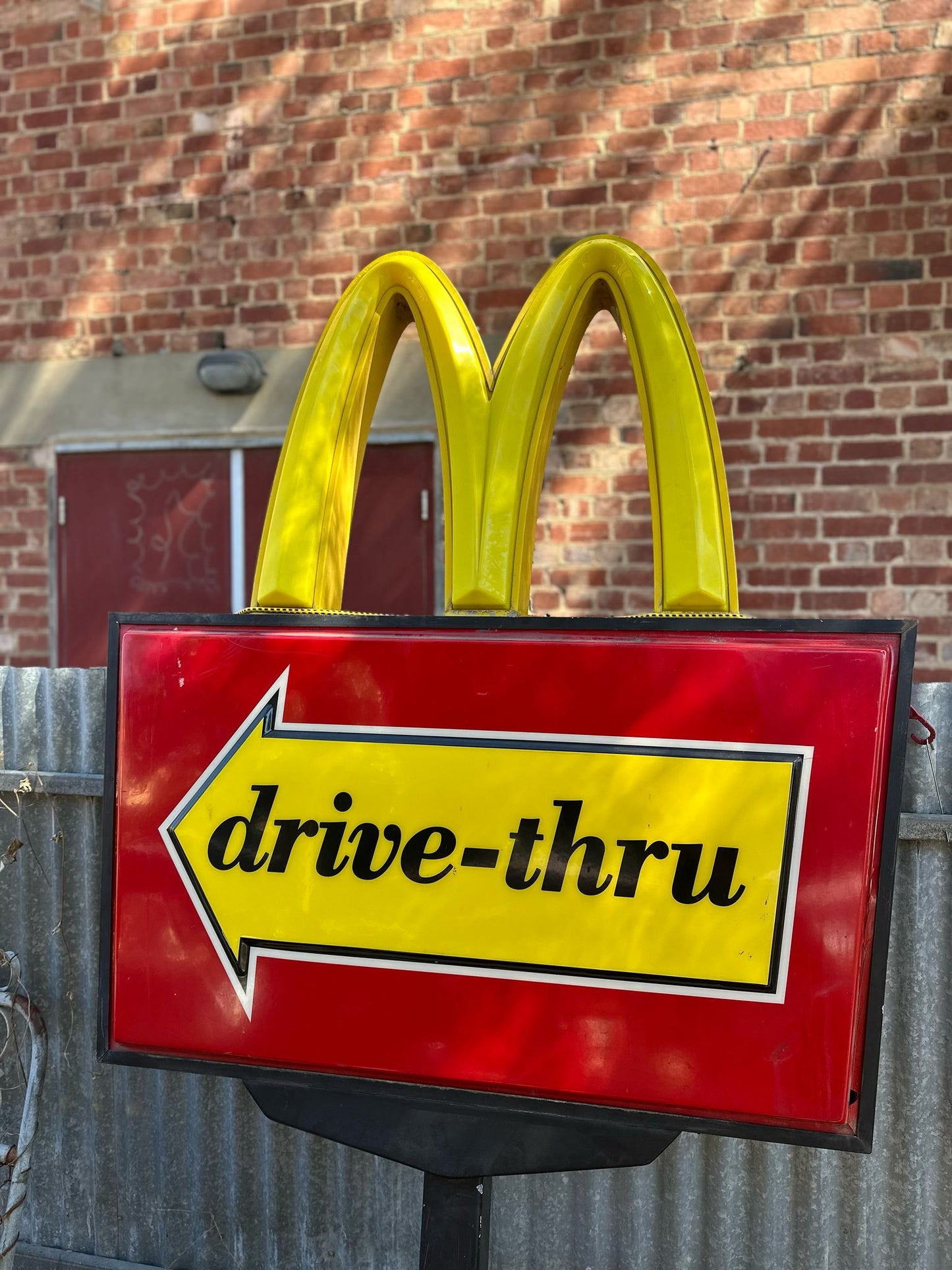 McDonalds Drive-Thru Sign, Vintage Original – La La Vintage