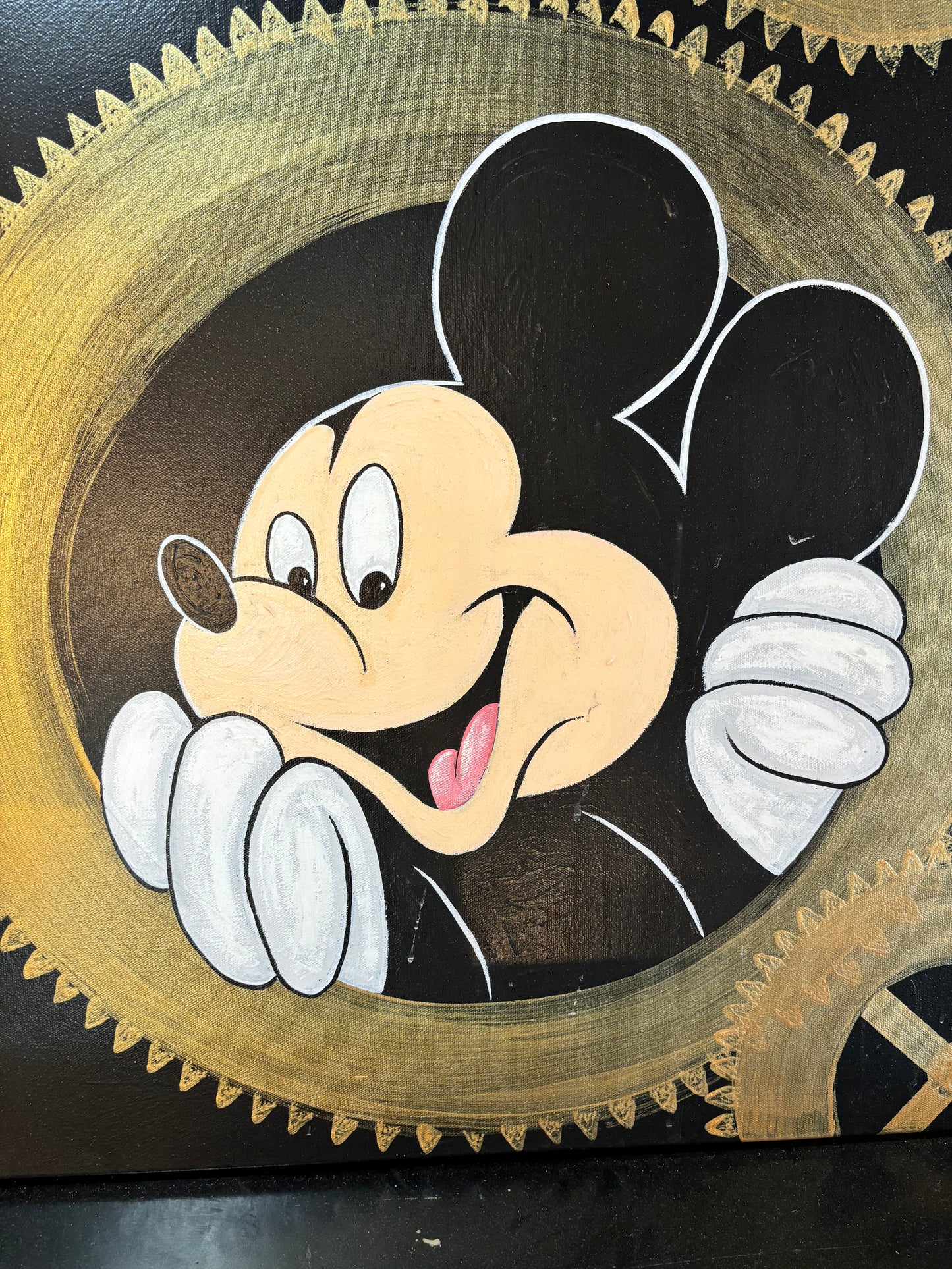 Original Mickey Painting by Max Rupert