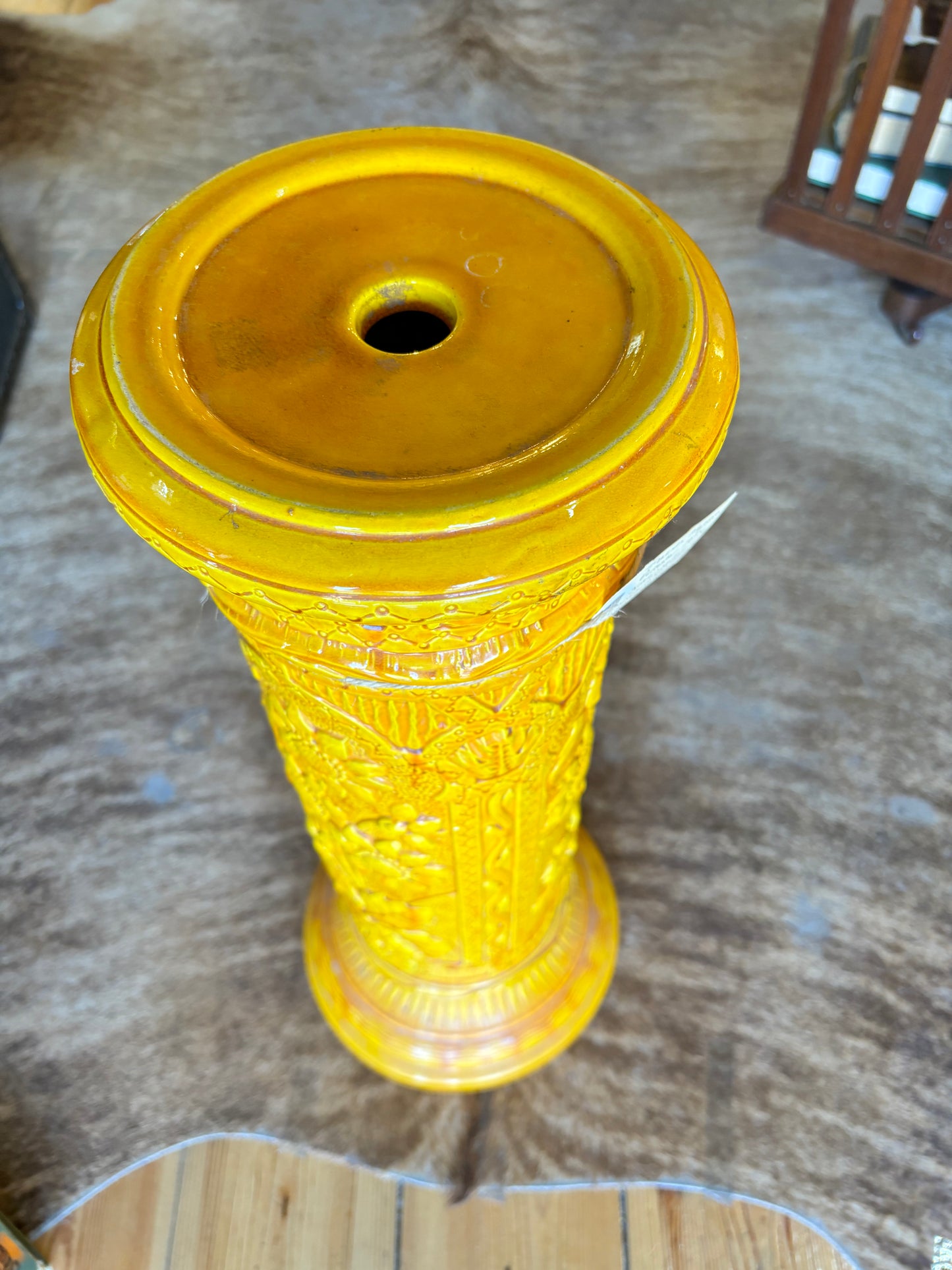 Exceptional English Majolica Pedestal 1800s