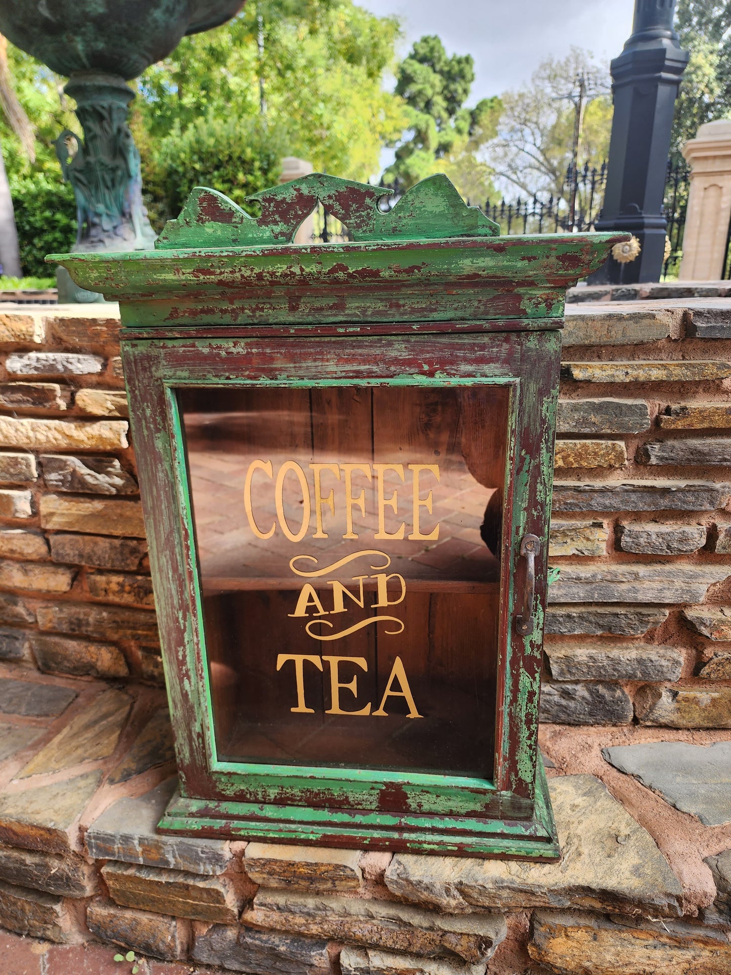 Coffee & Tea Wall Display Cabinet