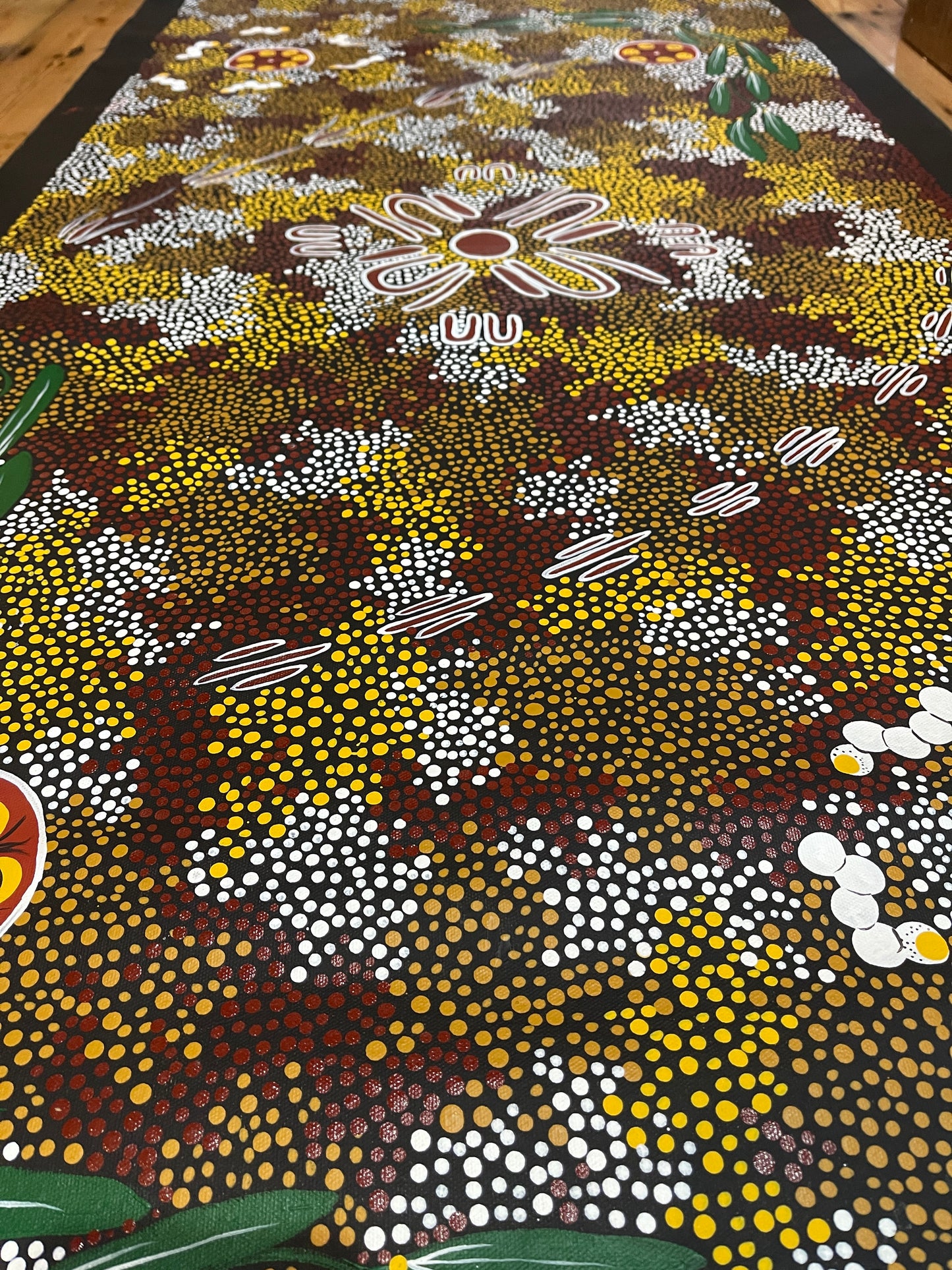 Exquisite Large Aboriginal Painting by Trephina Sultan (Thanguwa)