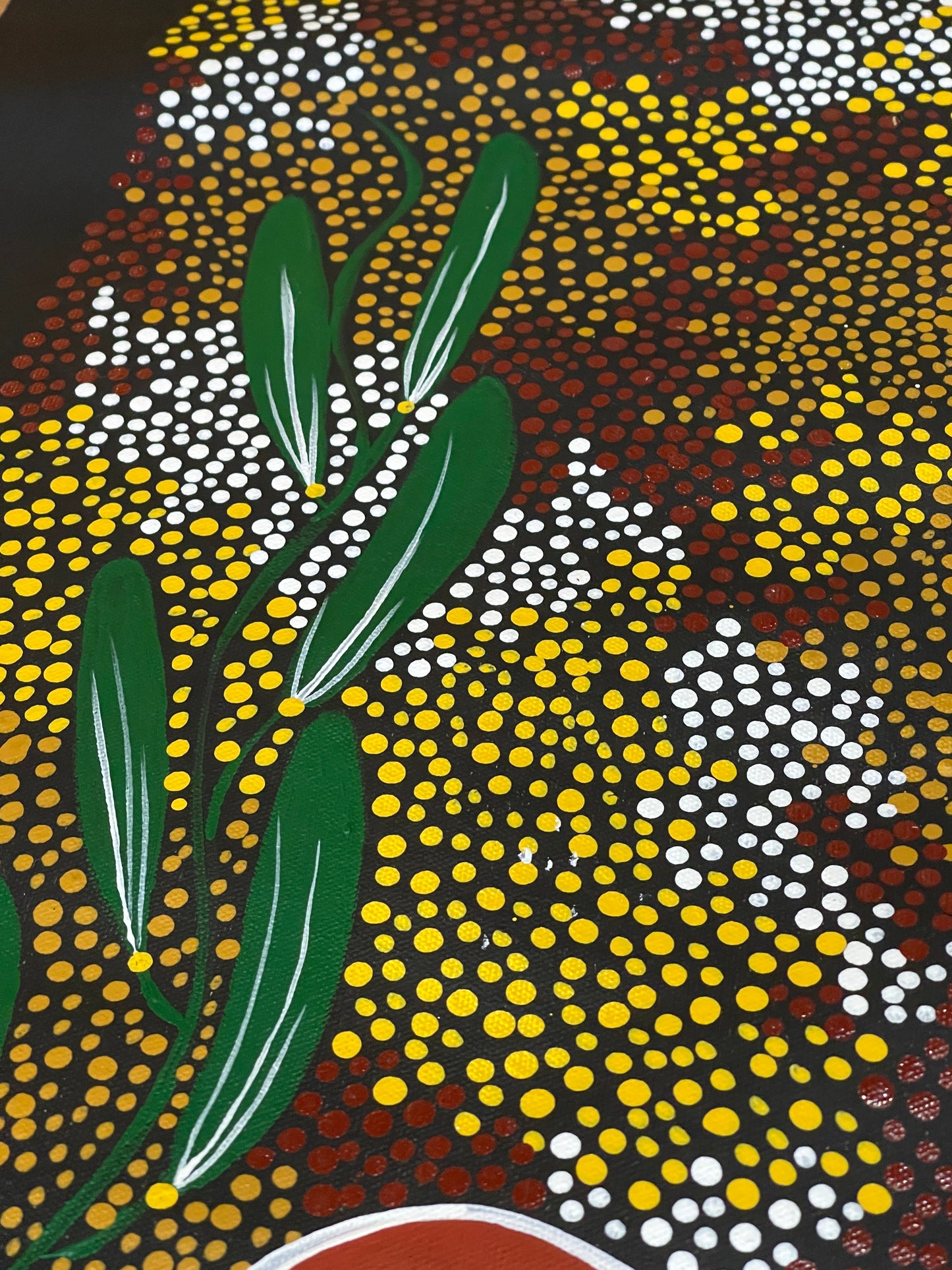 Exquisite Large Aboriginal Painting by Trephina Sultan (Thanguwa)