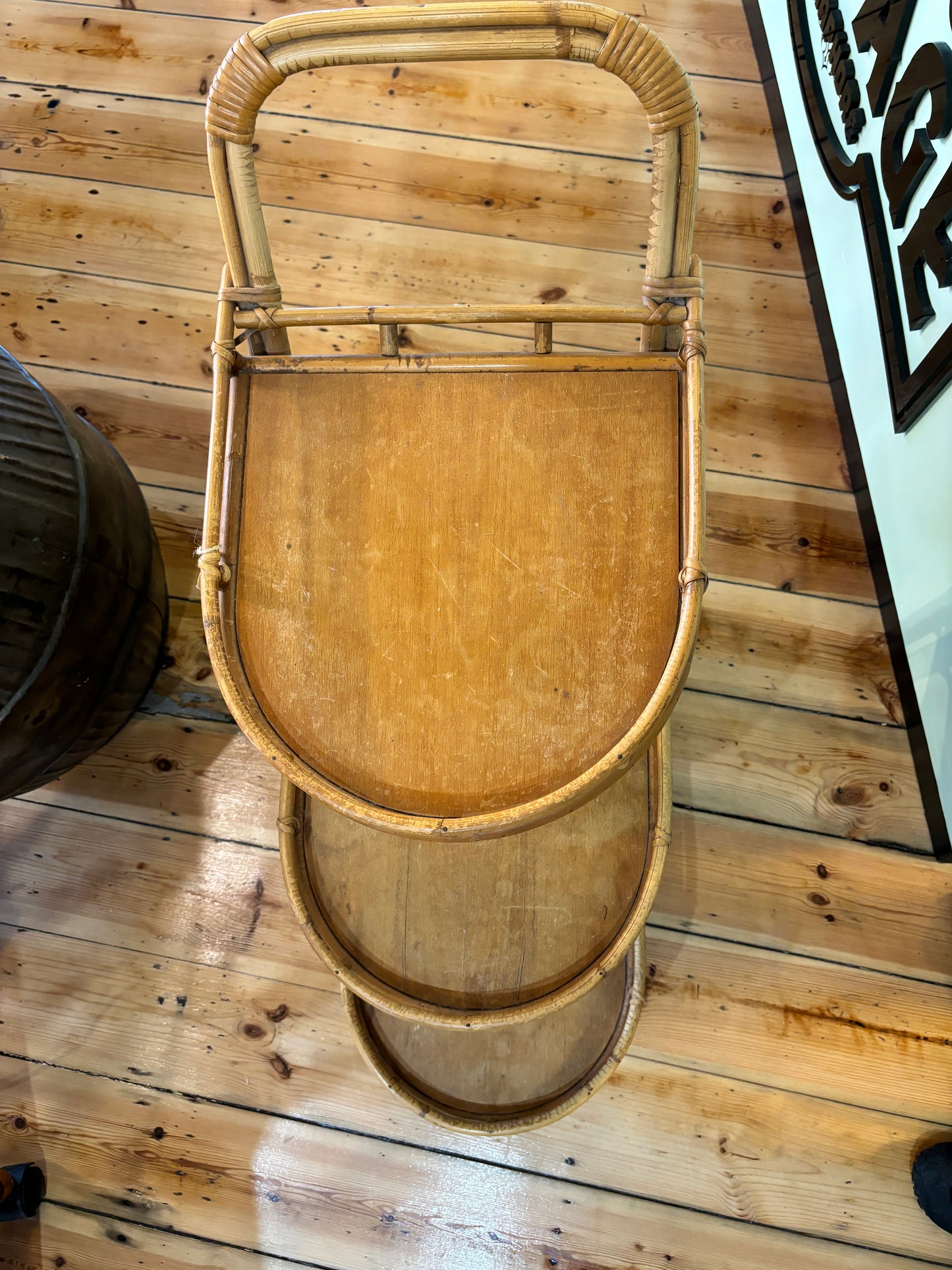 Bamboo Drinks Trolley