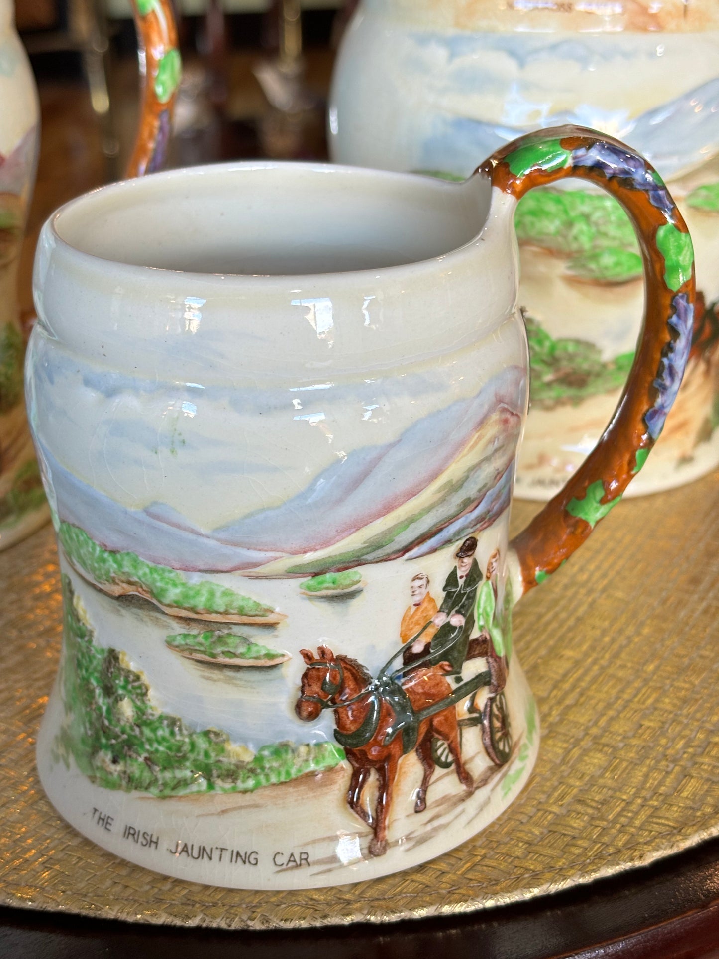 Killarney Crown Devon Collection - Jug, Tankard & Mug. Fieldings, England