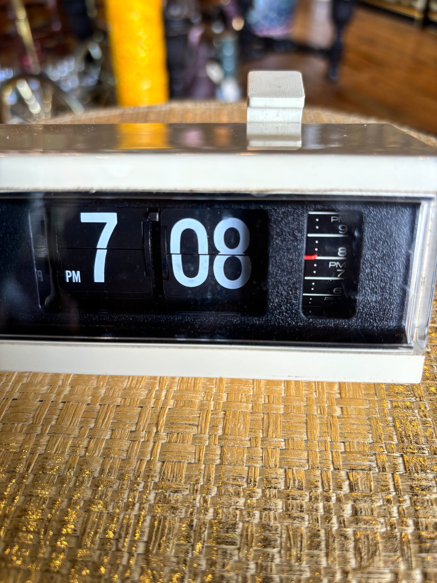 Mid Century Copal 1970s Flip Clock