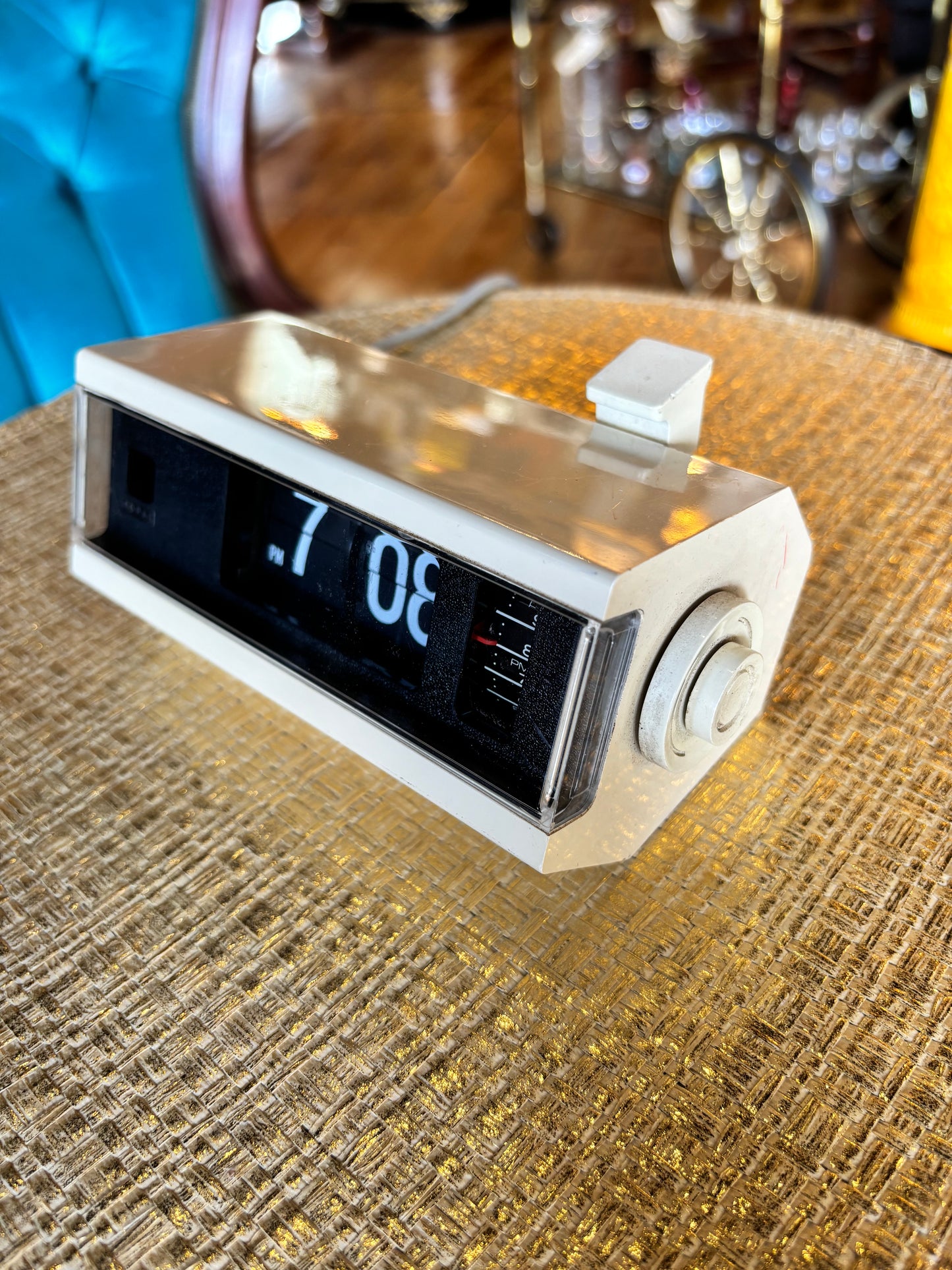 Mid Century Copal 1970s Flip Clock