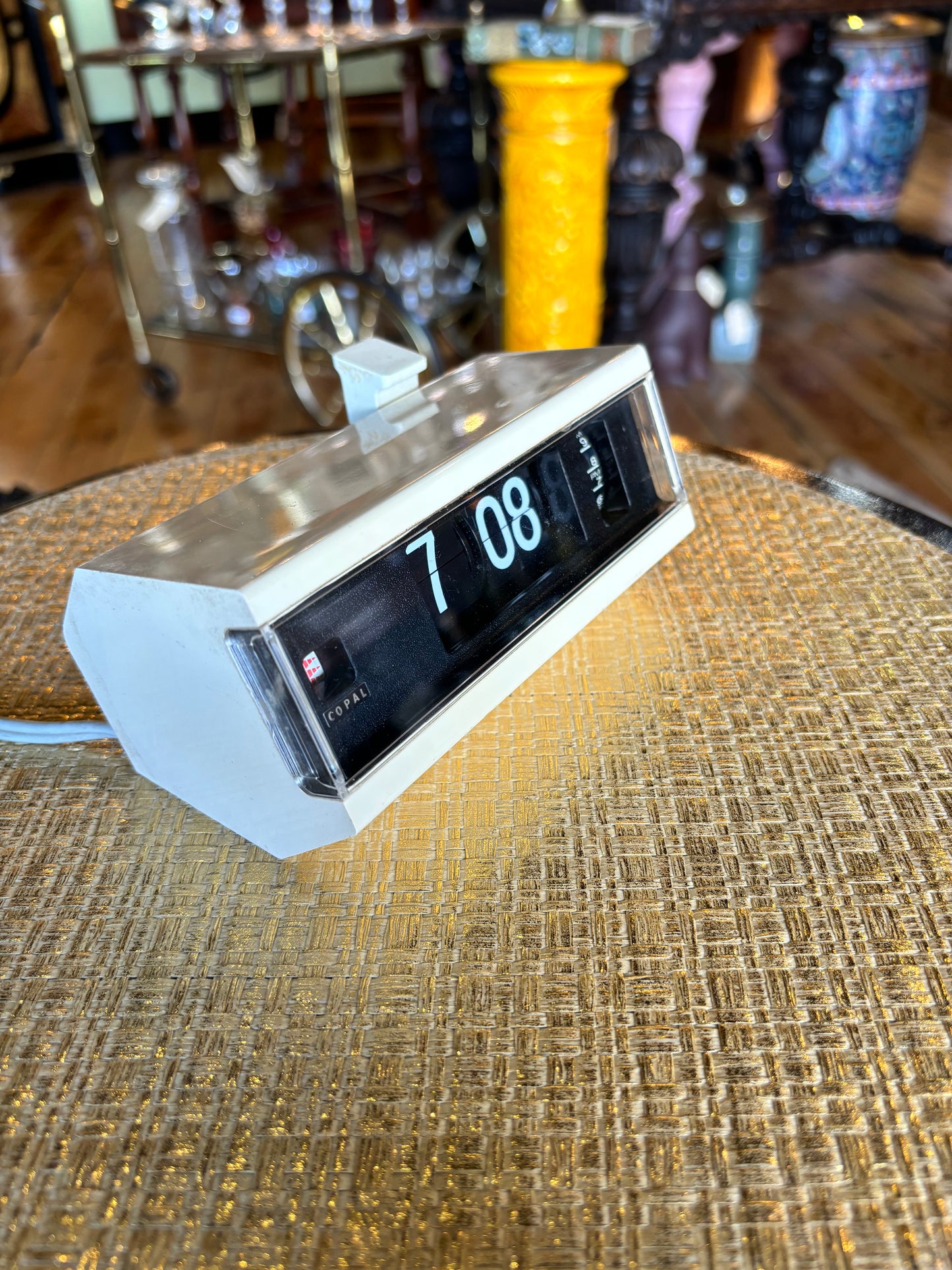 Mid Century Copal 1970s Flip Clock