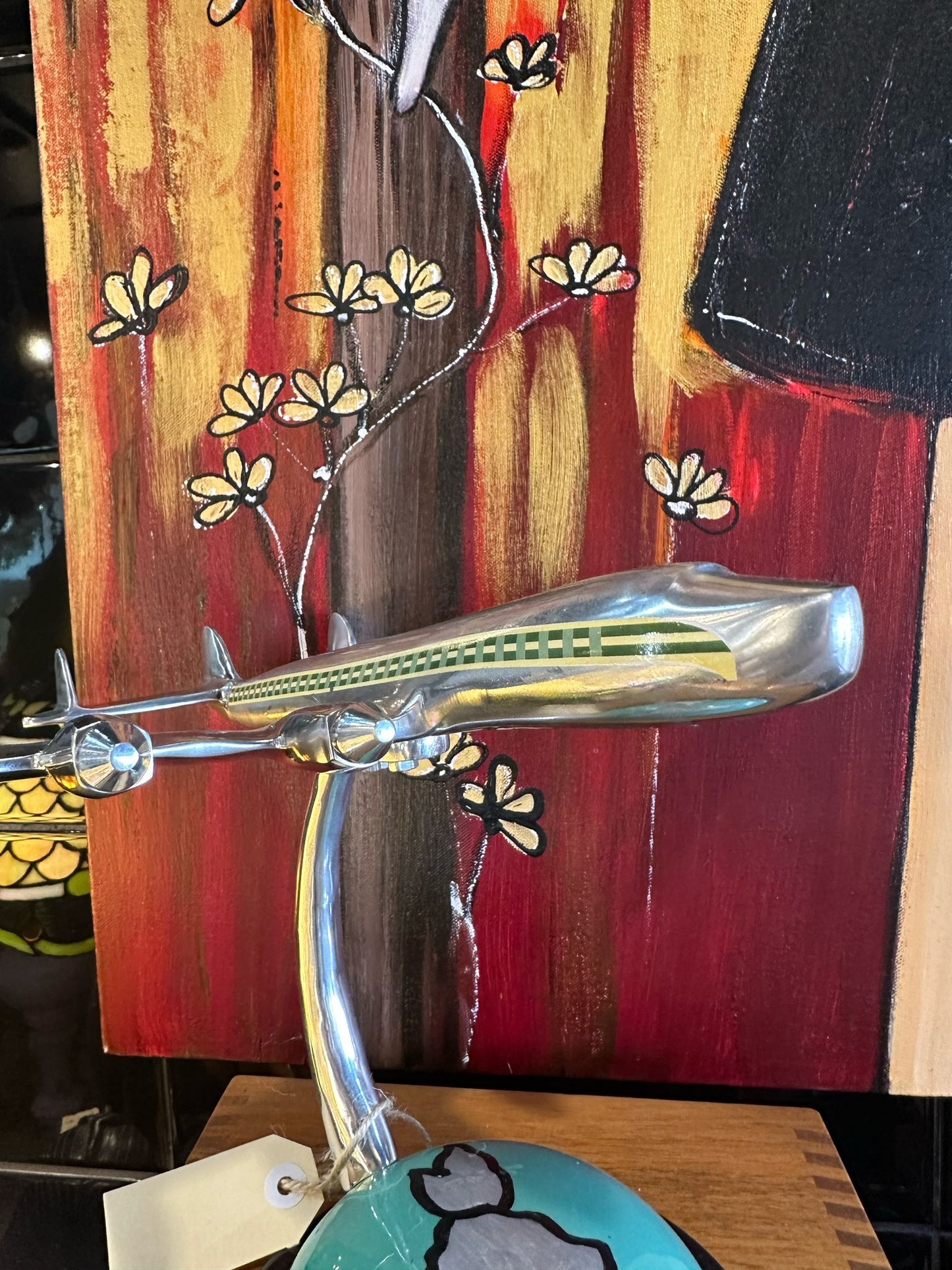 Aeroplane on Desk Stand