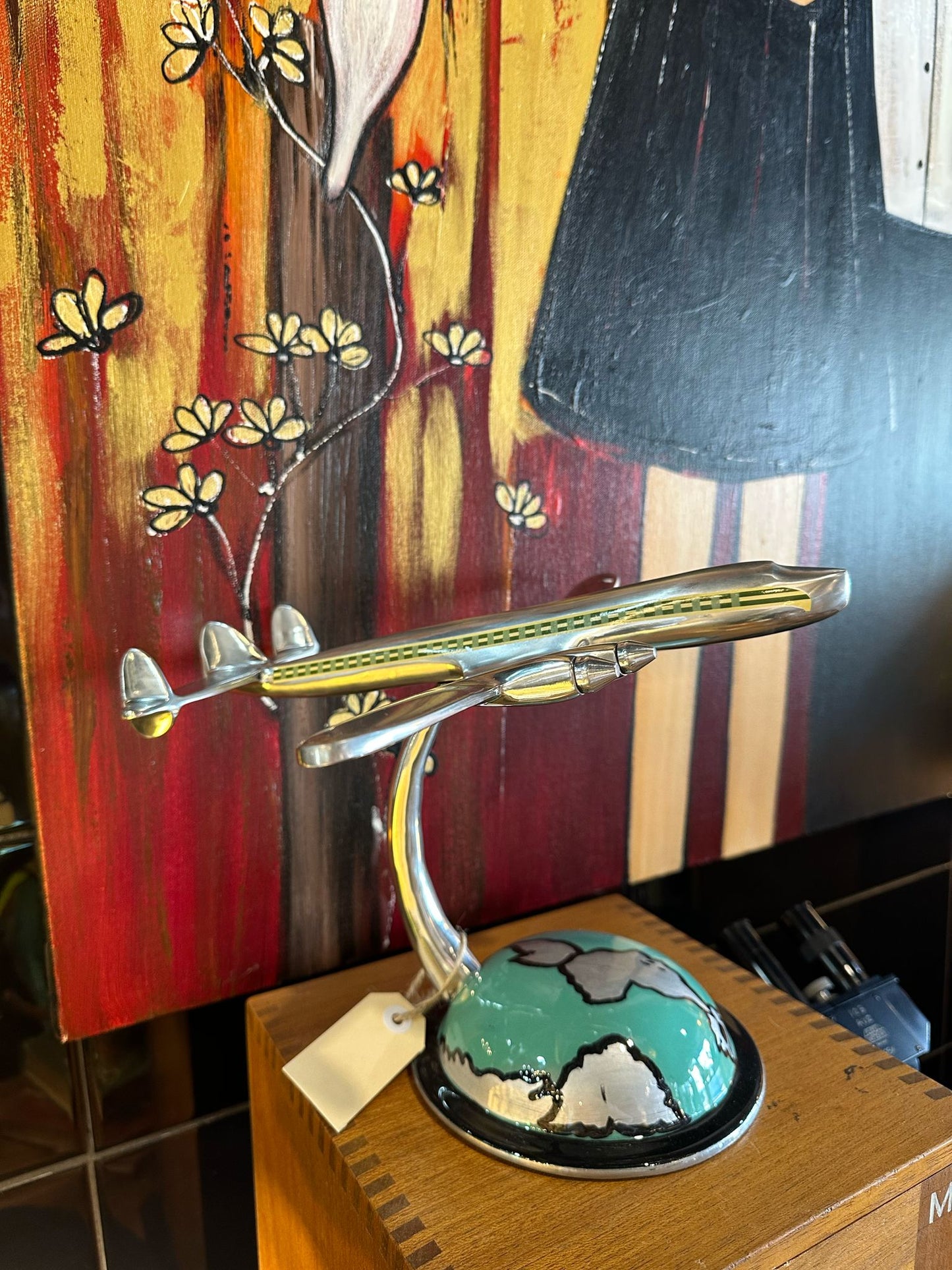 Aeroplane on Desk Stand