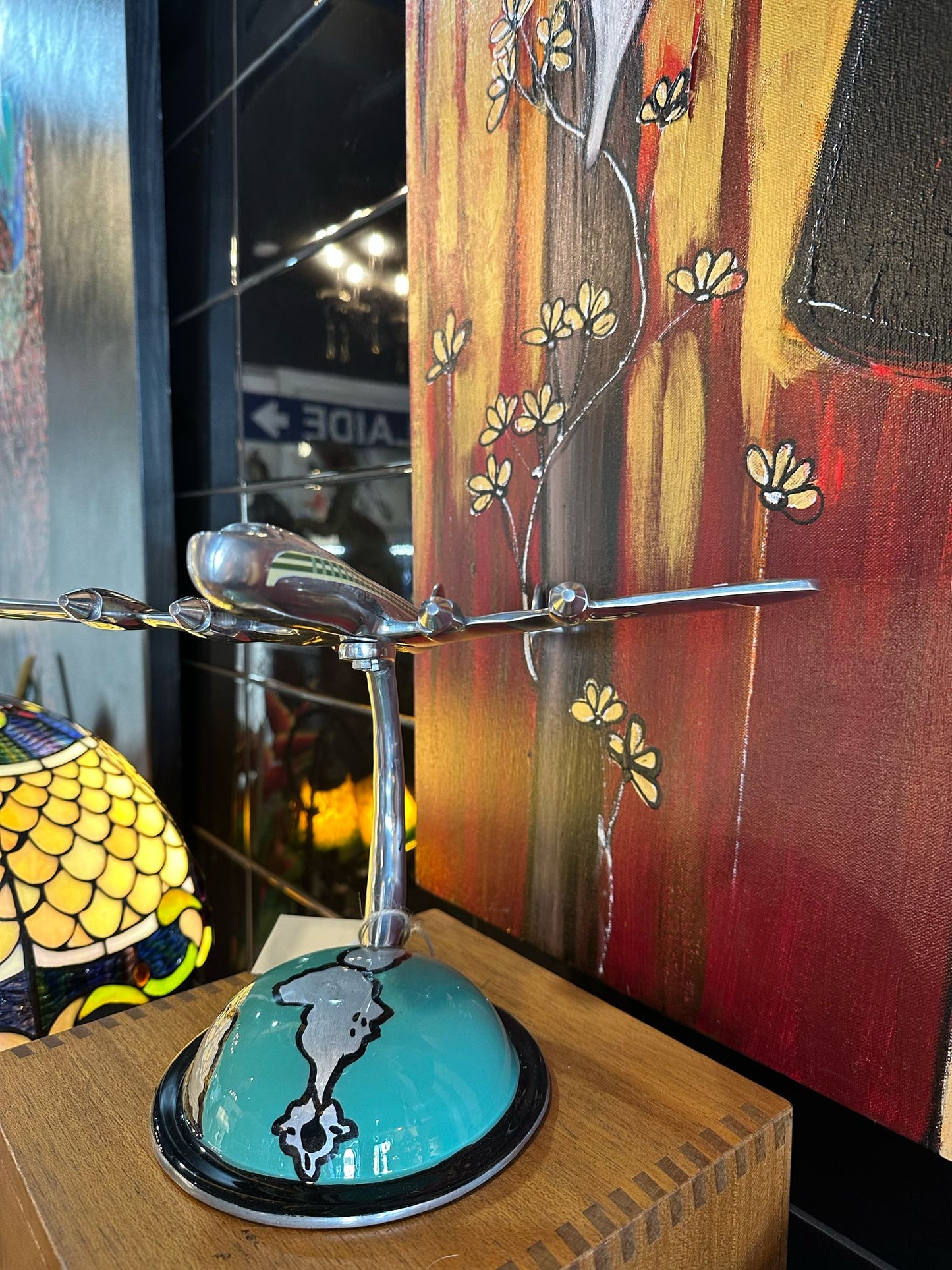 Aeroplane on Desk Stand