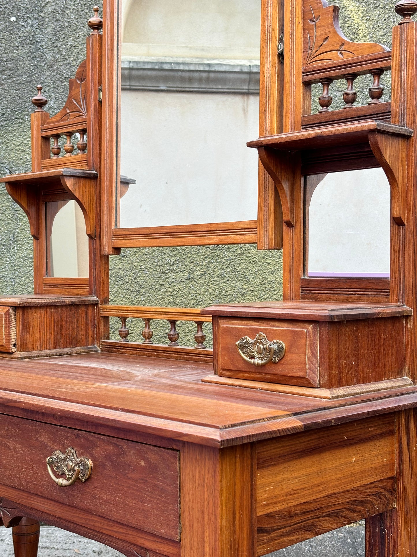 Antique Cedar Dressing Table