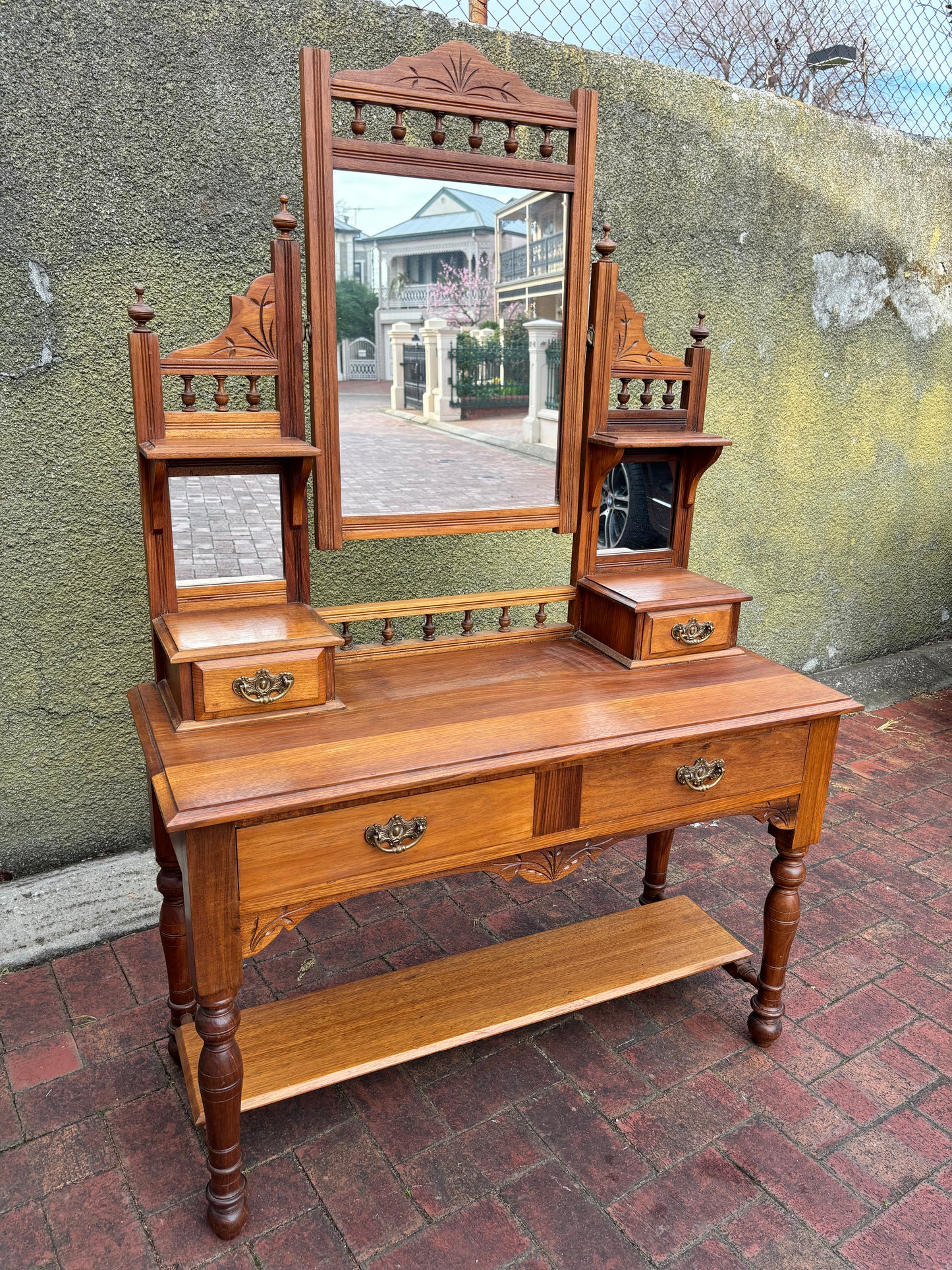 Antique Cedar Dressing Table