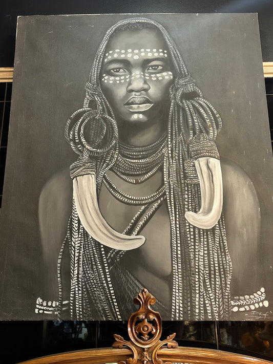 Tribal Girl Original Painting