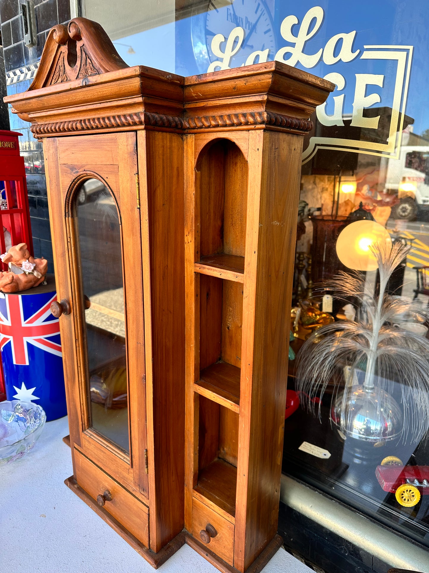 Vintage Display Cabinet, Stand Alone