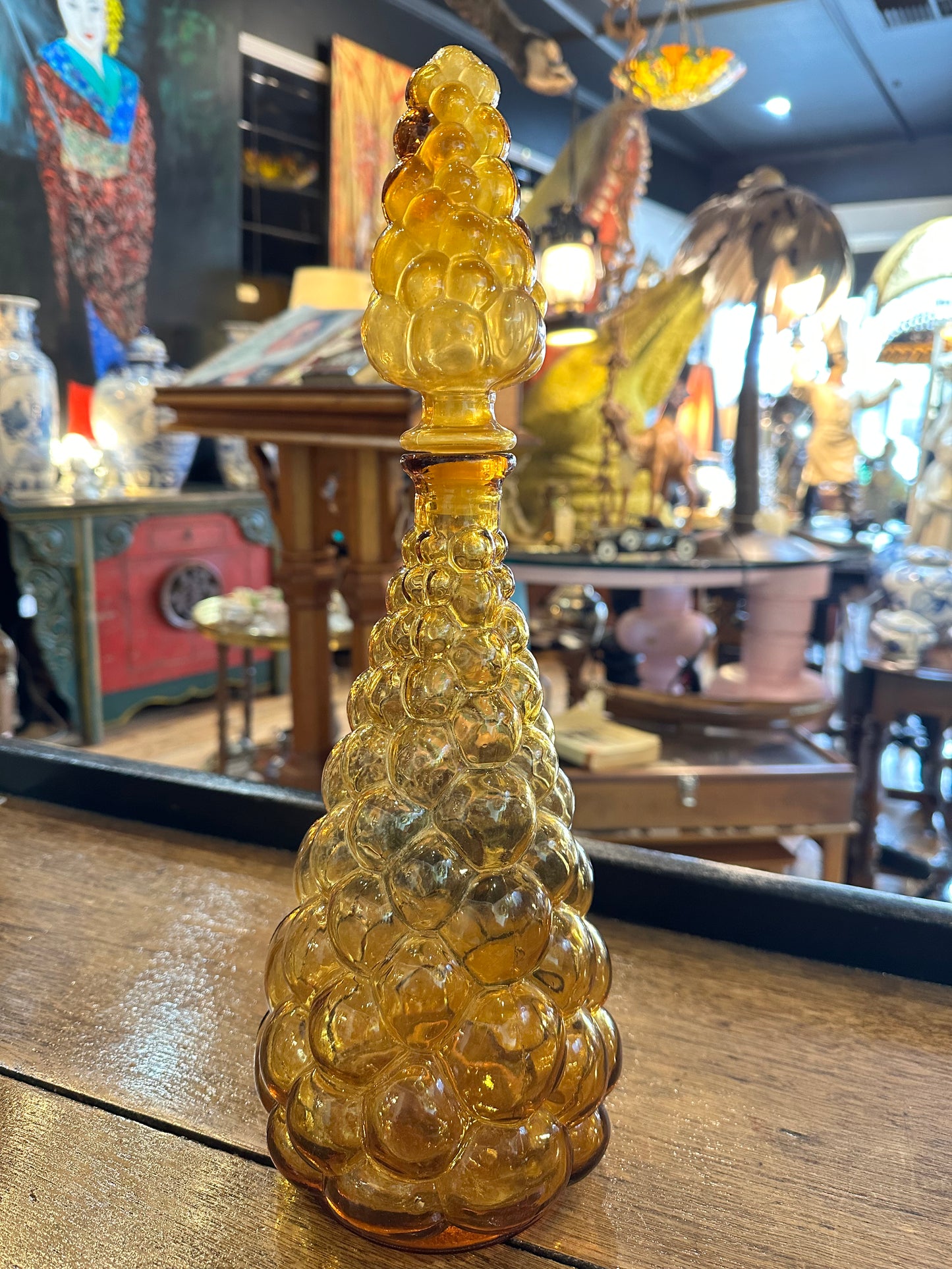 Amber Genie Bottle Empoli Italy