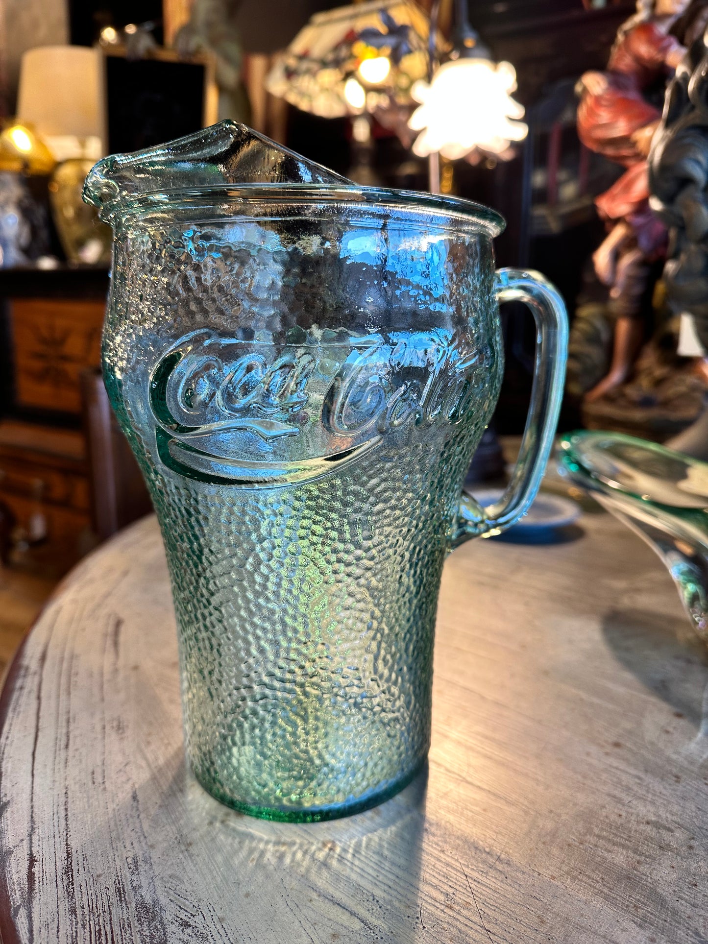 Vintage Coca Cola Glass Pitcher