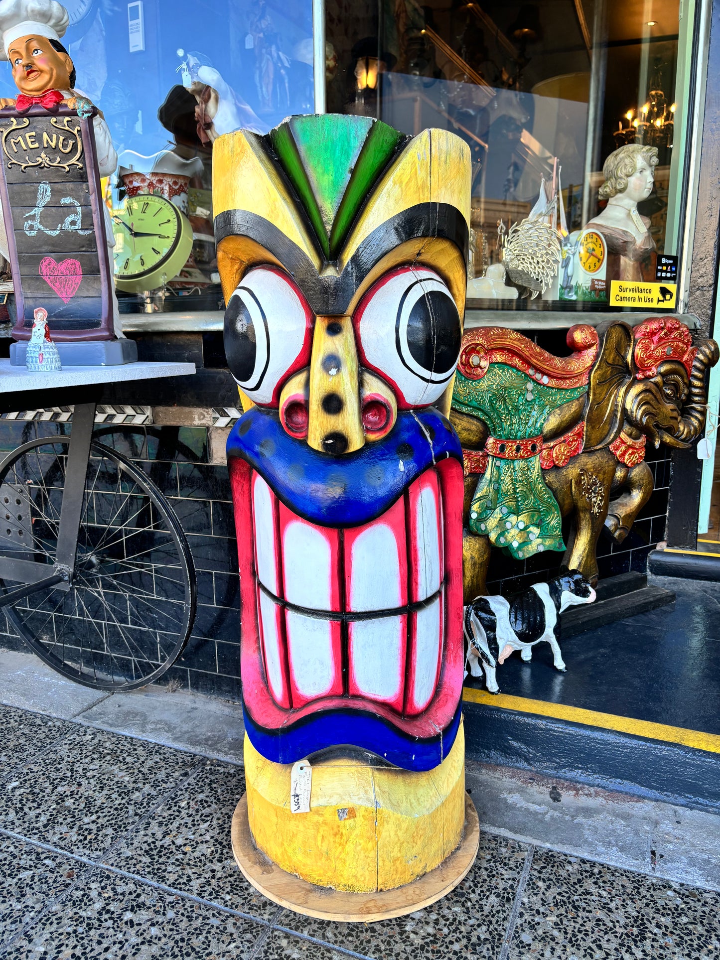 Fierce Tiki Totem Statue