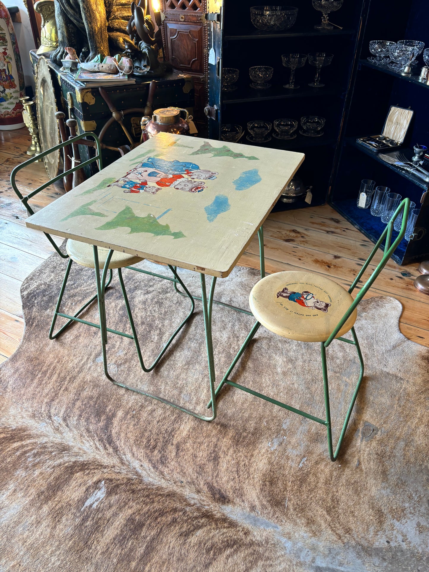 Vintage Children’s Table and Chair Set