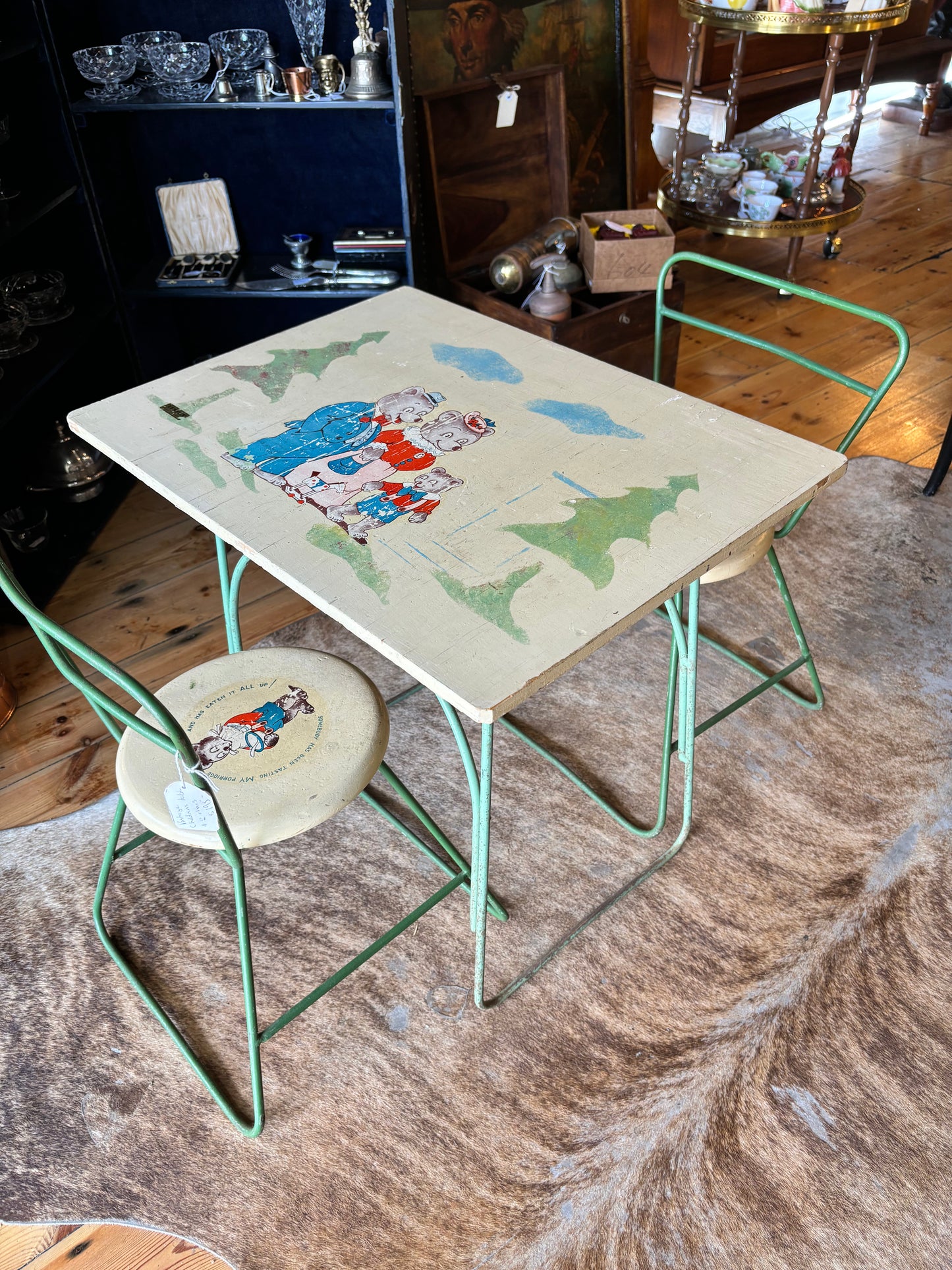 Vintage Children’s Table and Chair Set