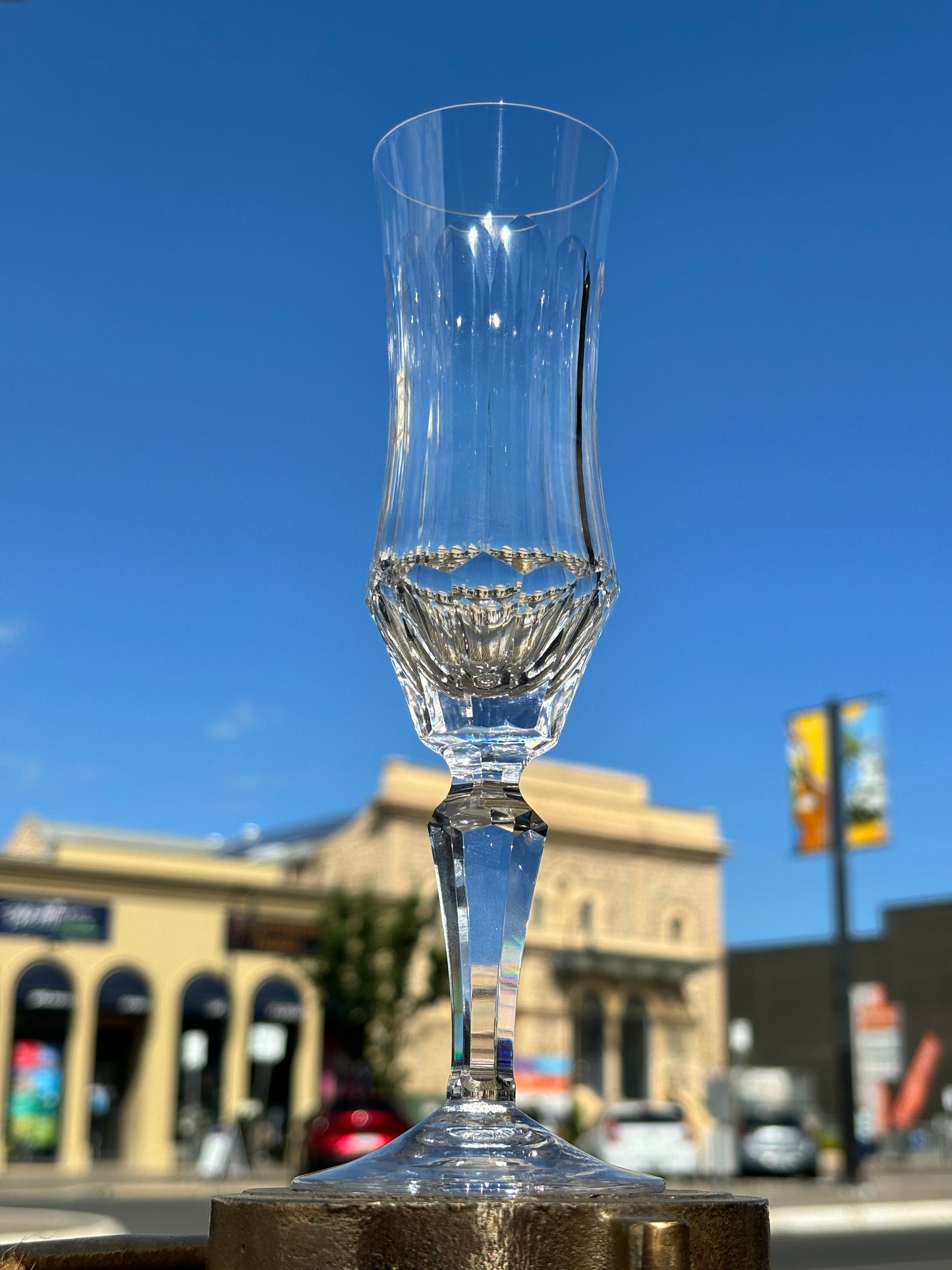 Galway Crystal Champagne Flutes - Set of Eight