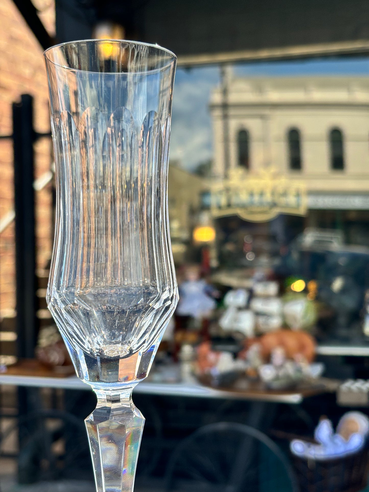 Galway Crystal Champagne Flutes - Set of Eight