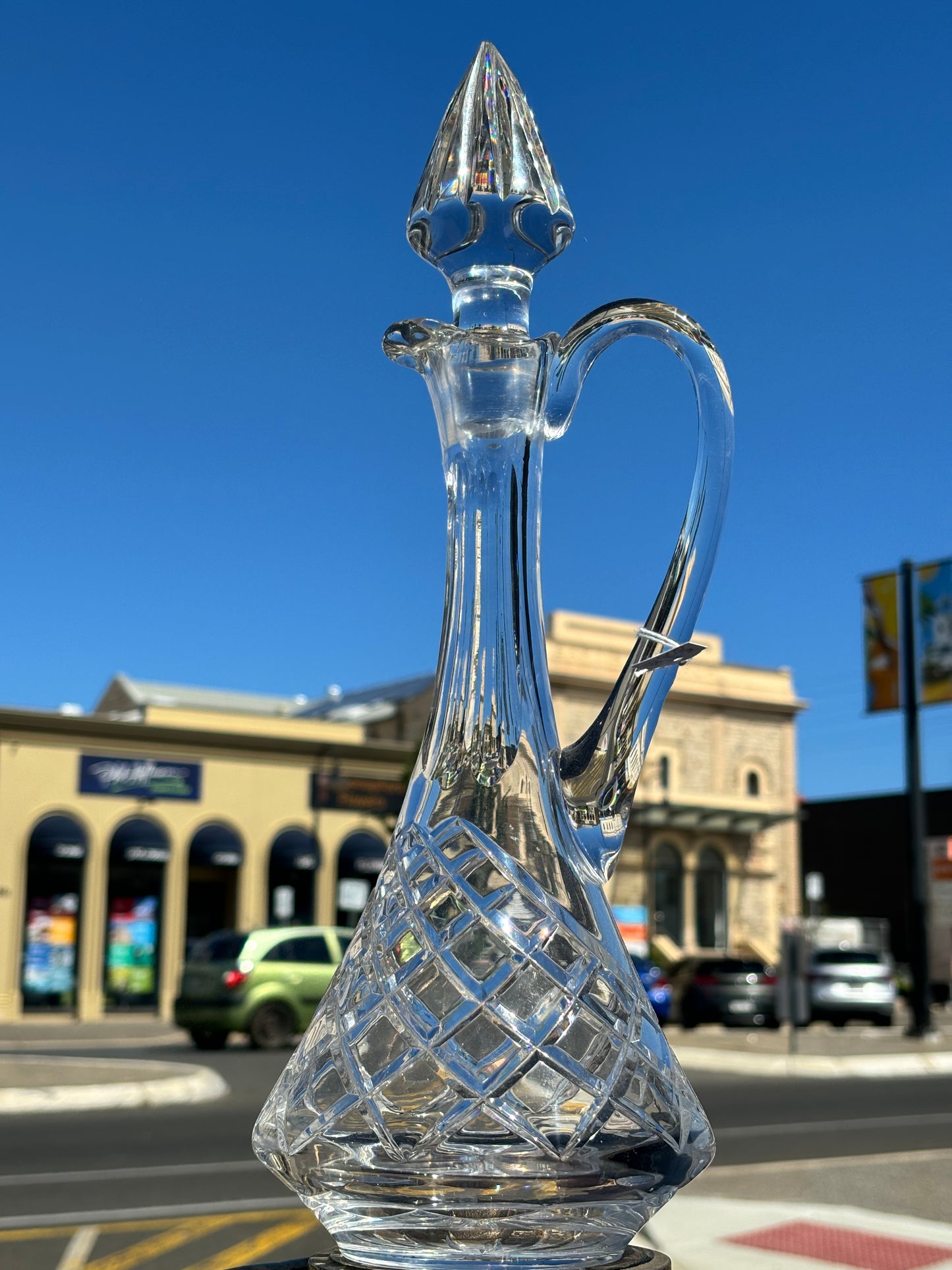 Elegant Cut Crystal Decanter