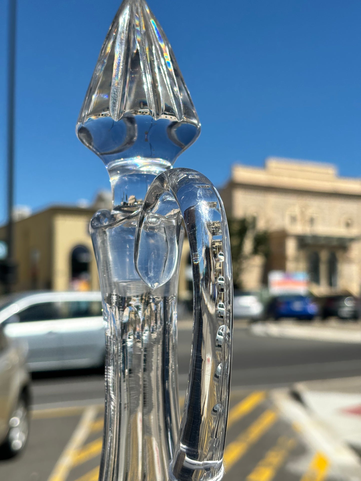 Elegant Cut Crystal Decanter