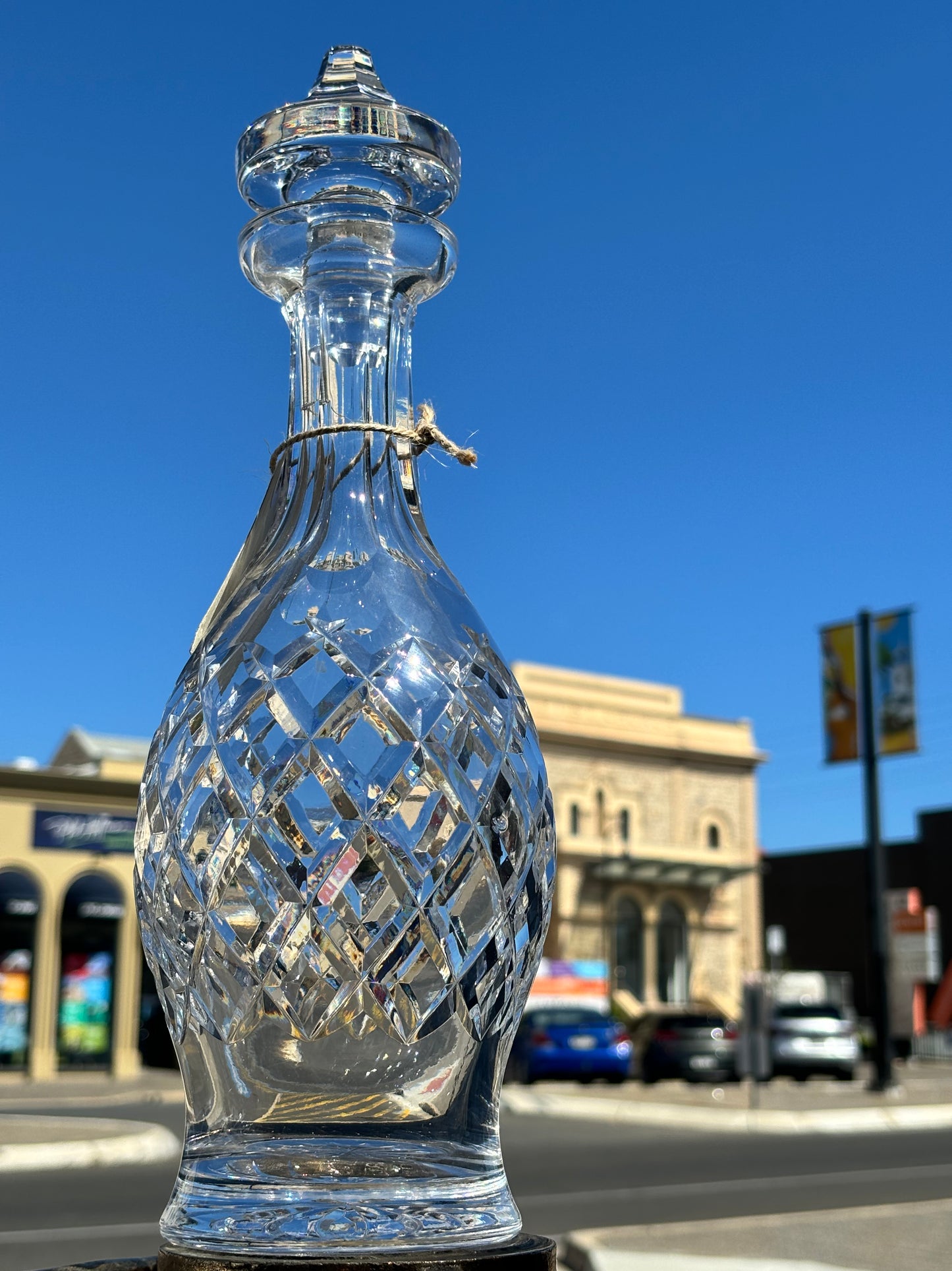 Waterford Cut Crystal Decanter with Stopper