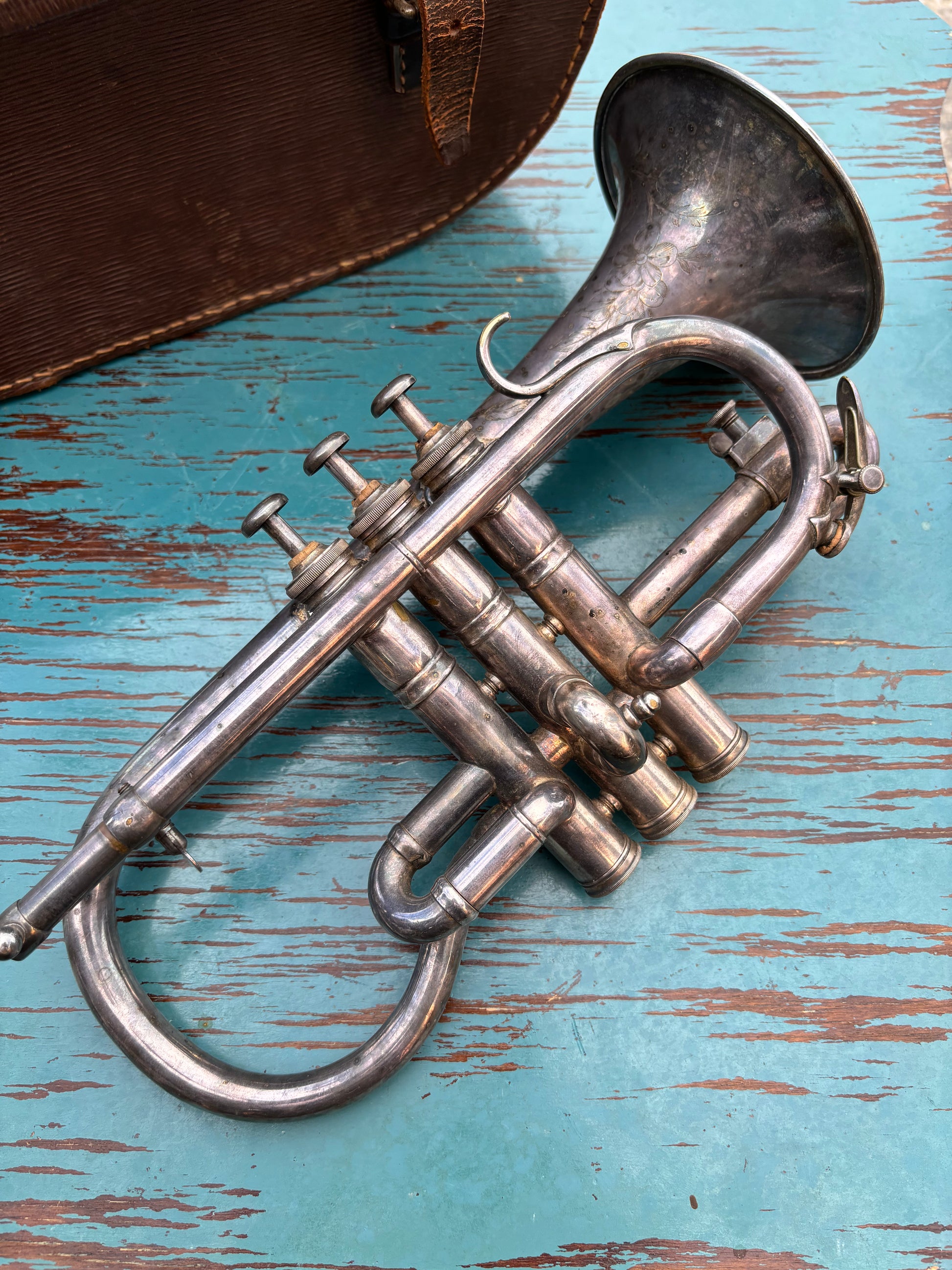 Rare Besson Cornet in E Flat Trumpet – La La Vintage