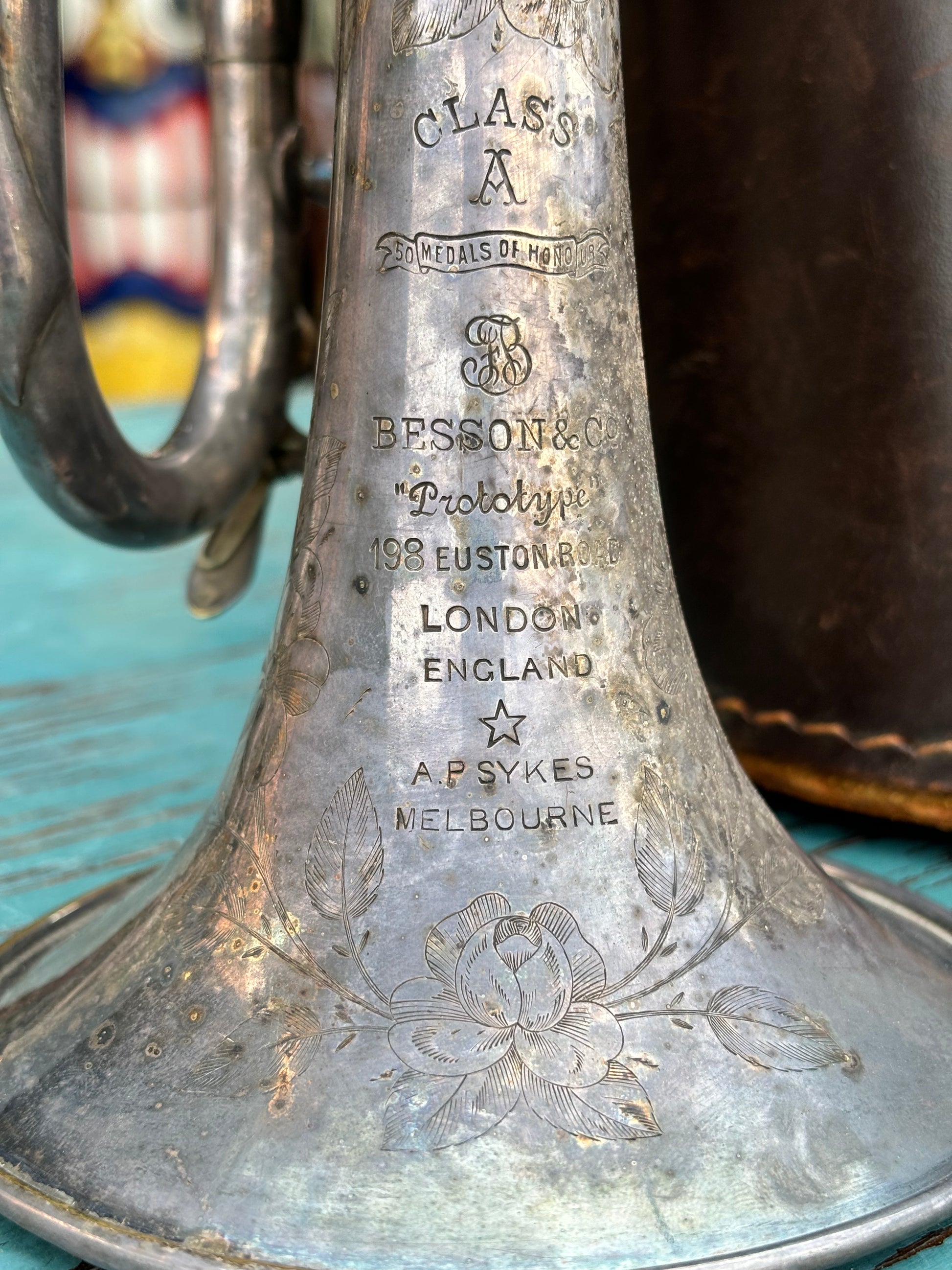 Rare Besson Cornet in E Flat Trumpet – La La Vintage