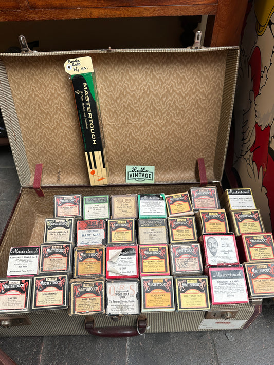 Antique Pianola Rolls, Sold Separately