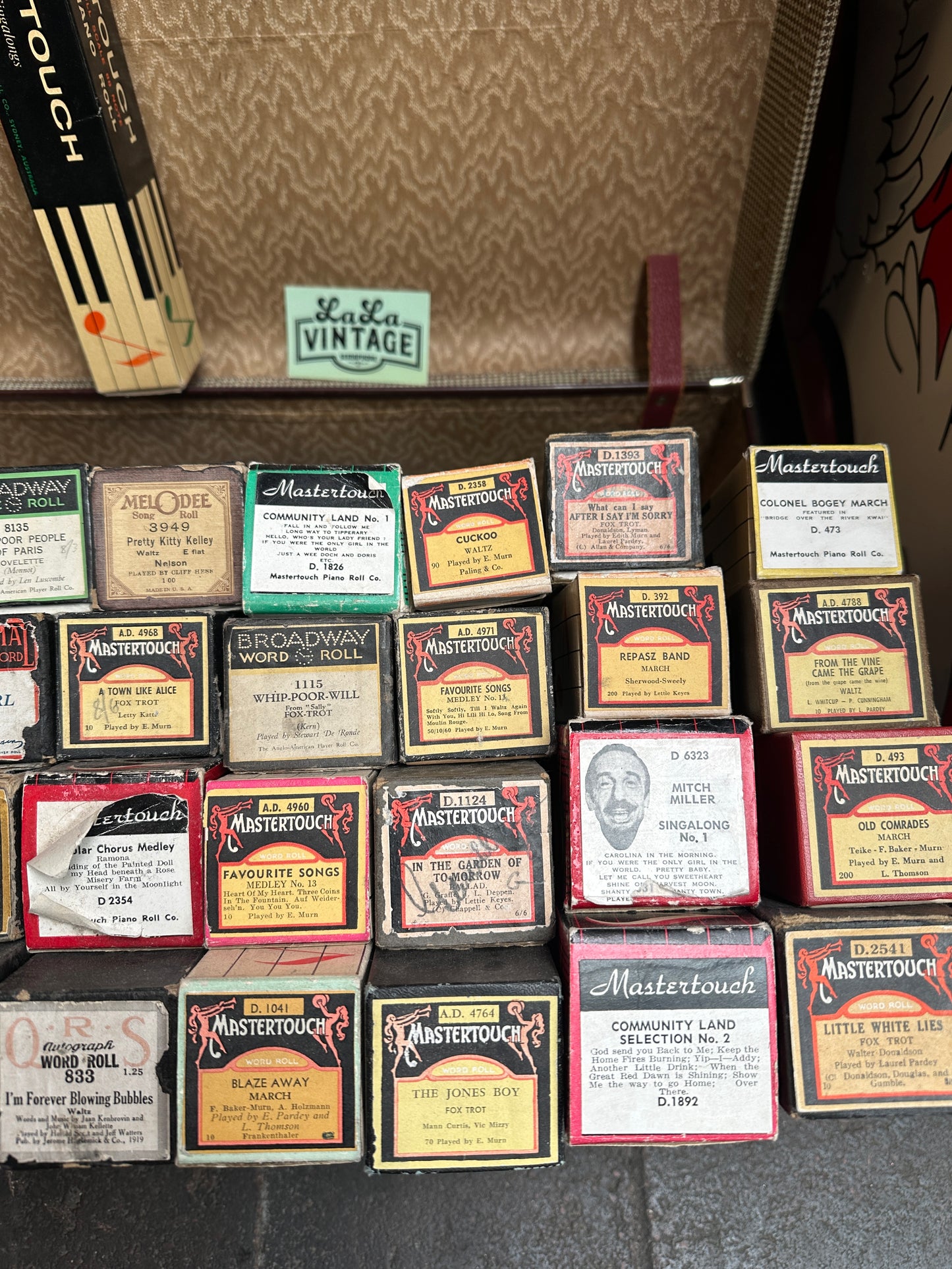 Antique Pianola Rolls, Sold Separately