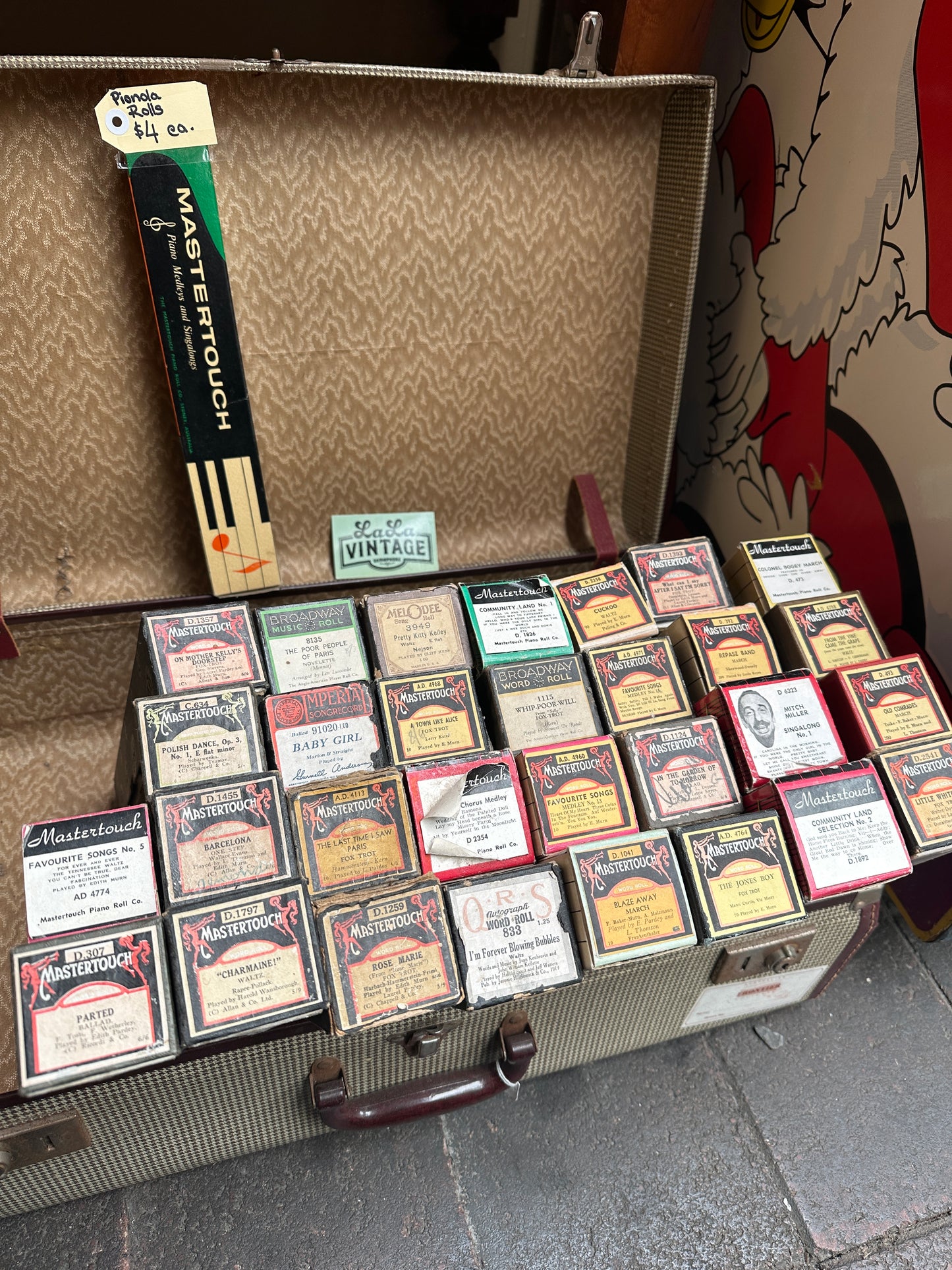 Antique Pianola Rolls, Sold Separately