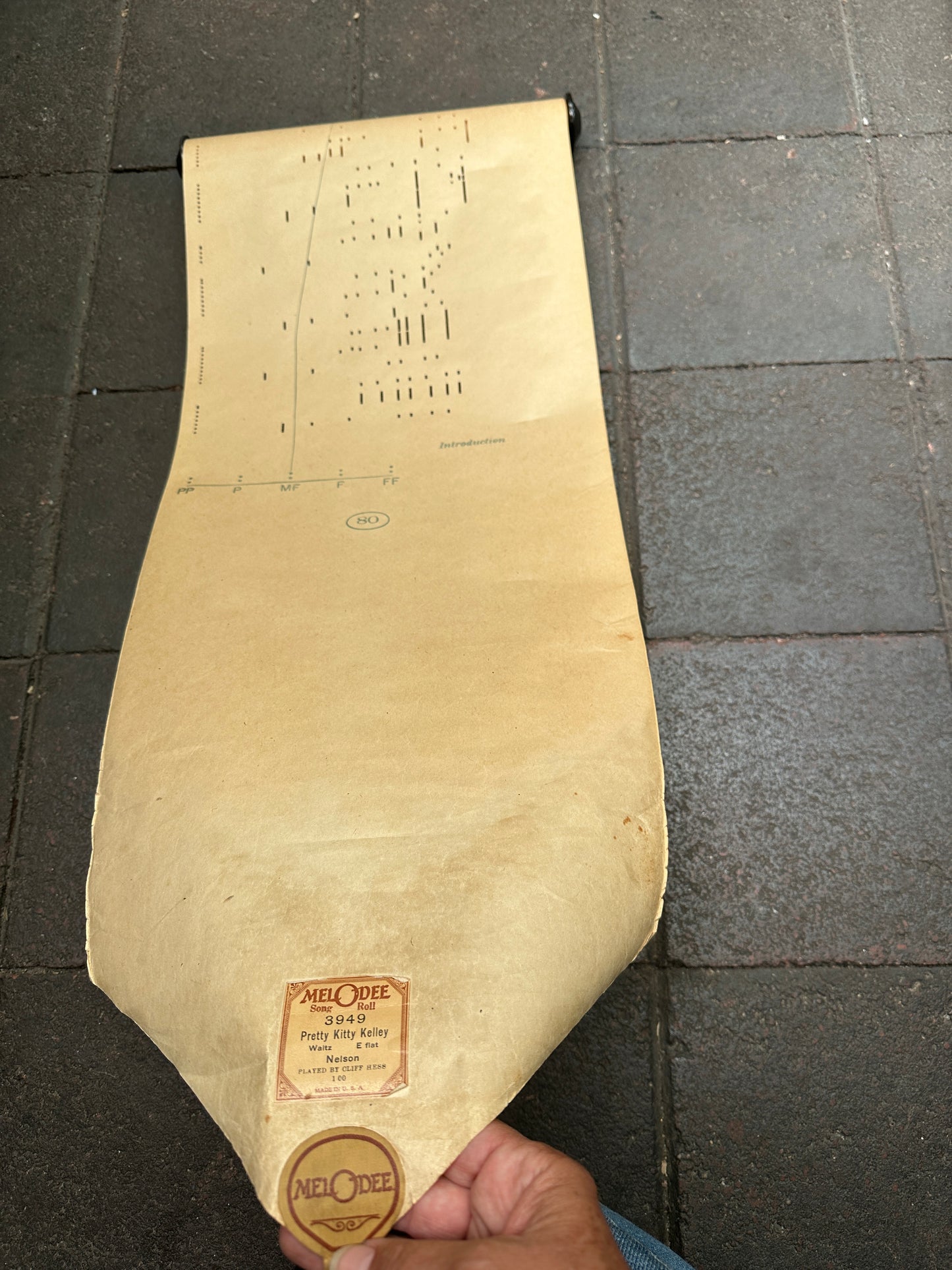 Antique Pianola Rolls, Sold Separately